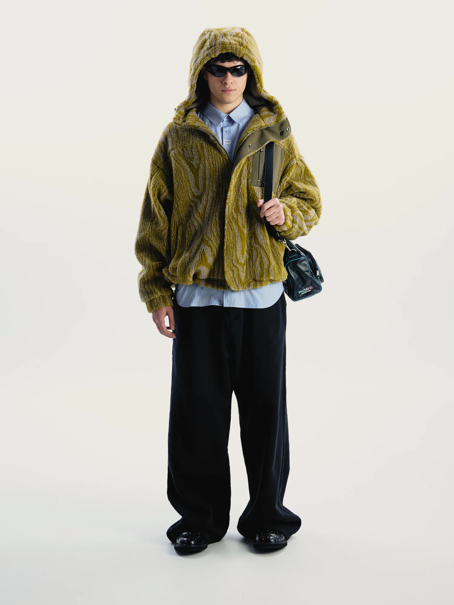 Флисовая куртка Martine Rose Oversized Fleece Green Beige