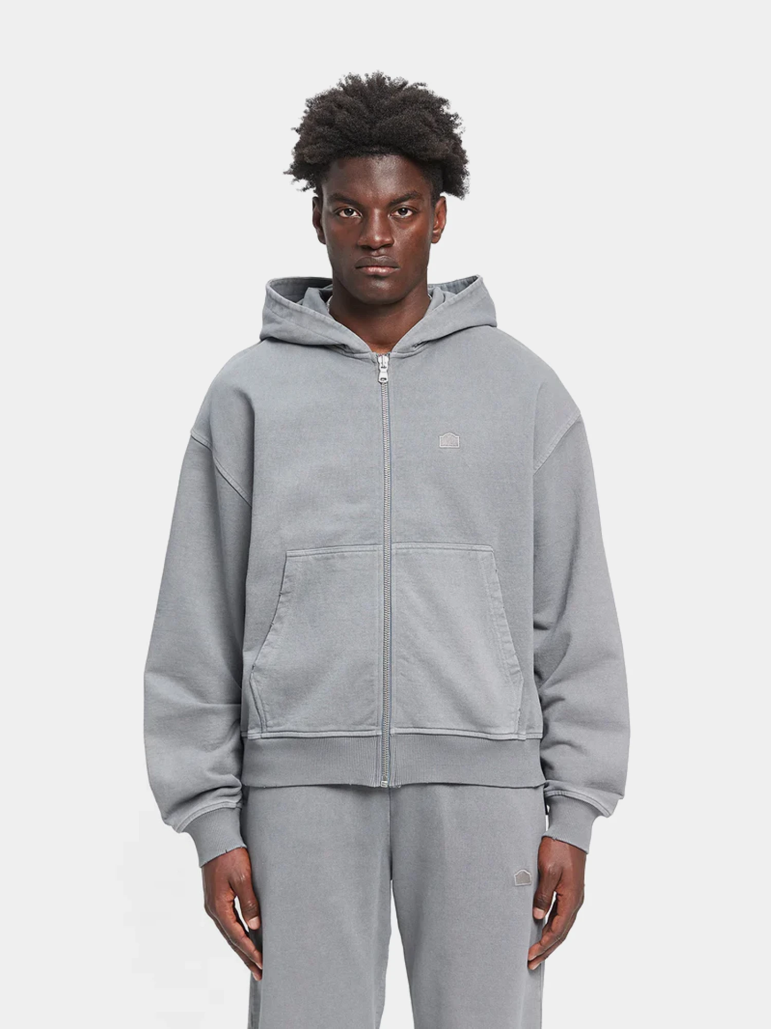 Зип-худи RETERNITY Signe Washed Grey