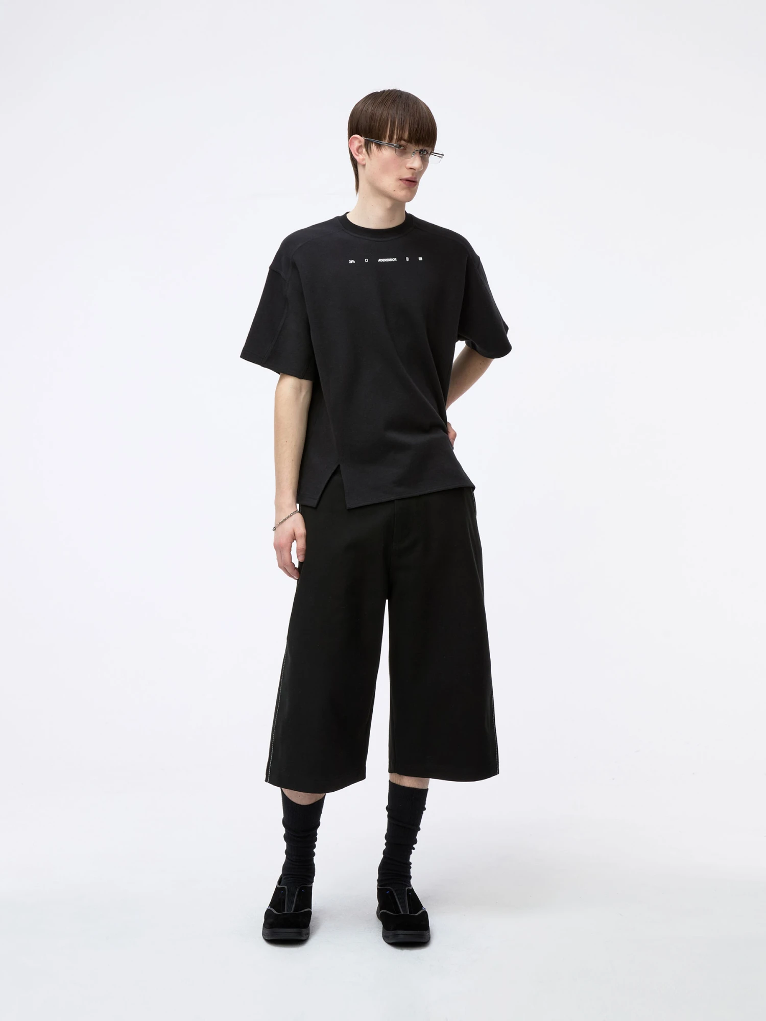 Футболка ADERERROR T- Shirt Product. 38 Black