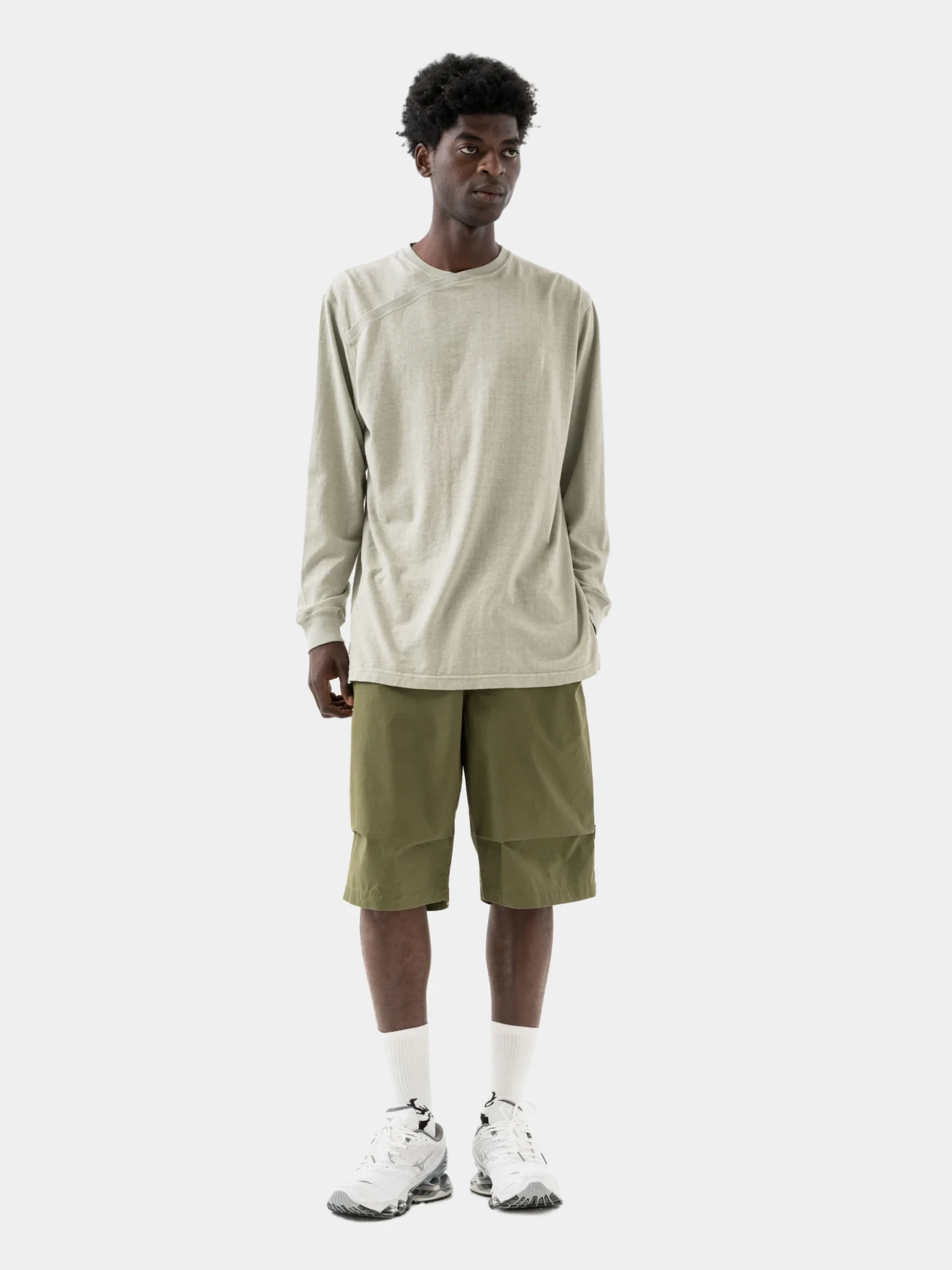 Лонгслив MAHARISHI 6001 Monk Organic Hemp Sage