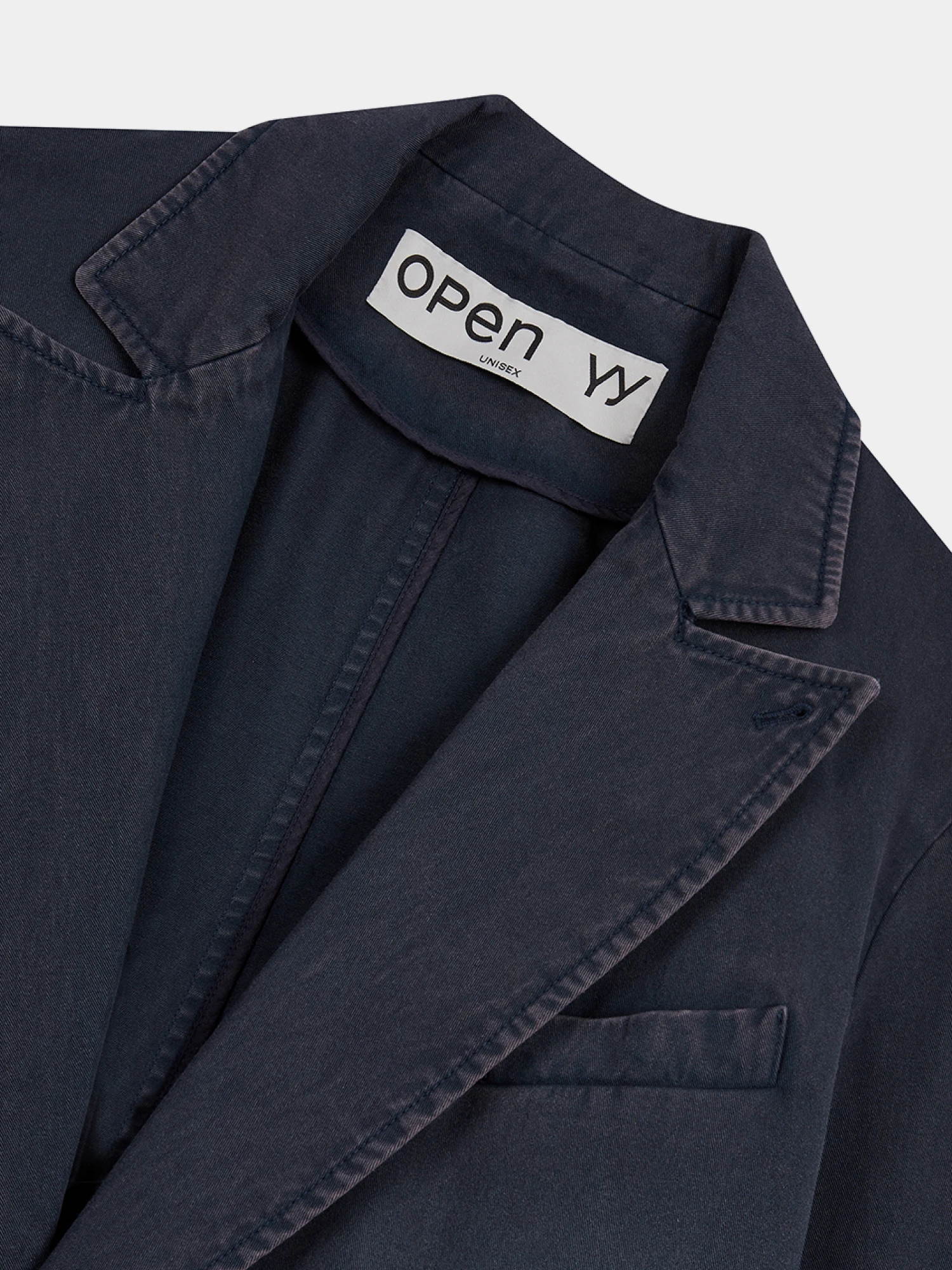 Женский Пиджак OPEN YY Washed Jacket Blue