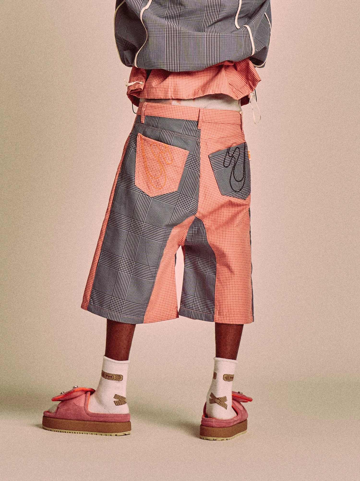 Шорты PDF Low Ride Shorts Blue Pink