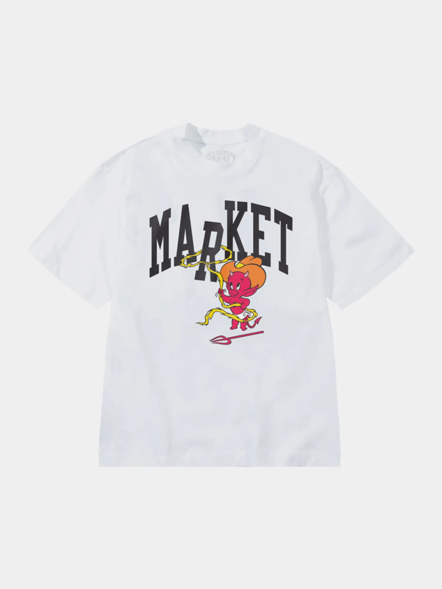 Футболка MARKET HOT STUFF COWBOY ARC White