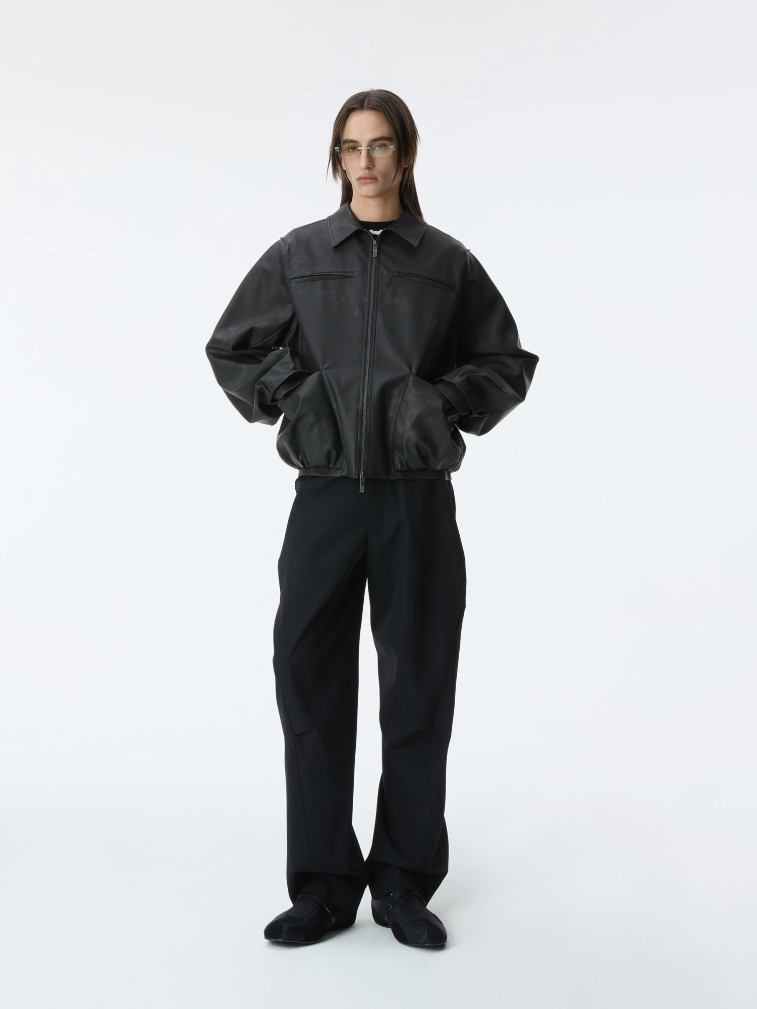 Бомбер ADERERROR Product. 14 Black