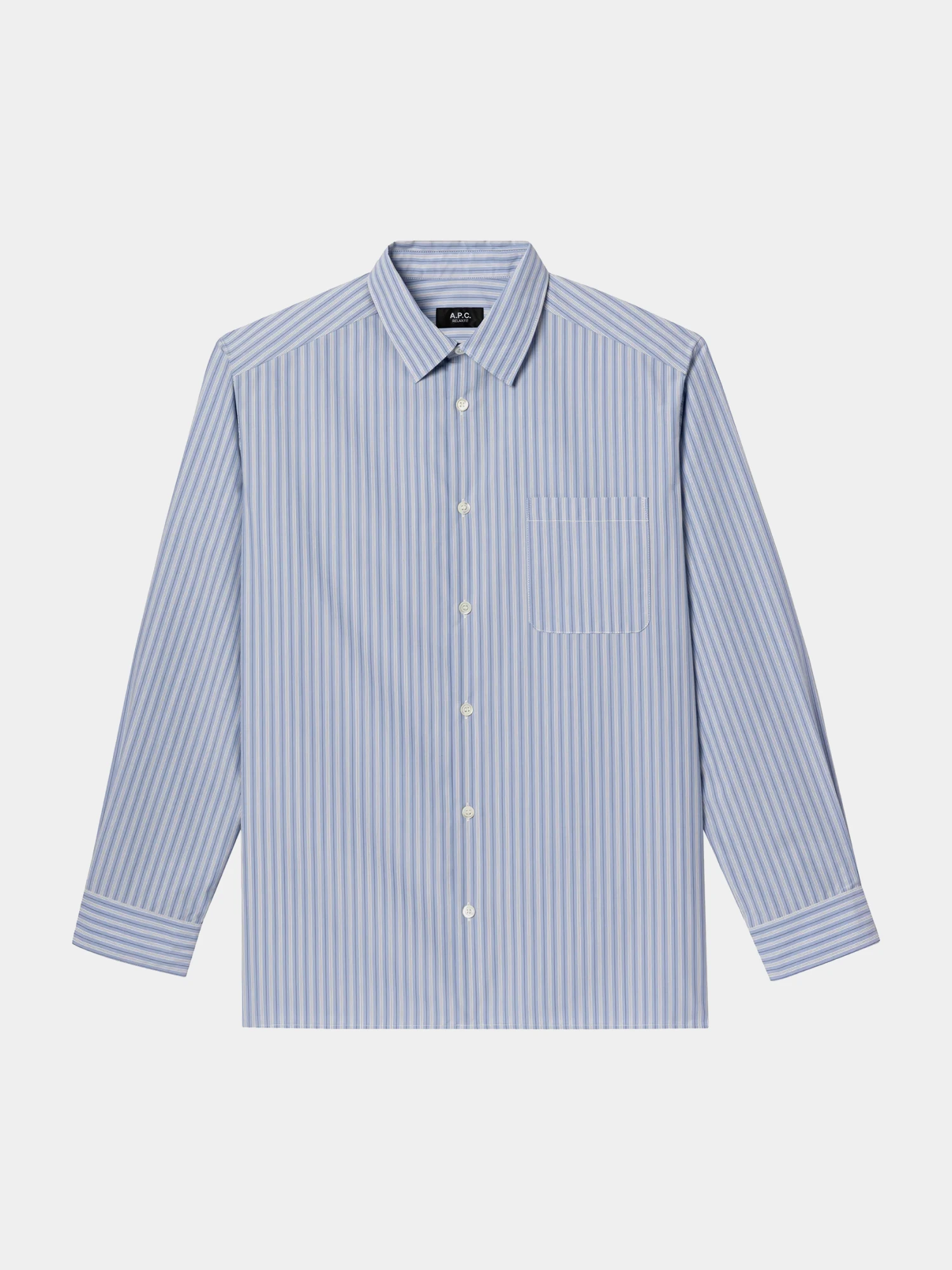 Рубашка A.P.C. Malo Shirt Blue Stripe