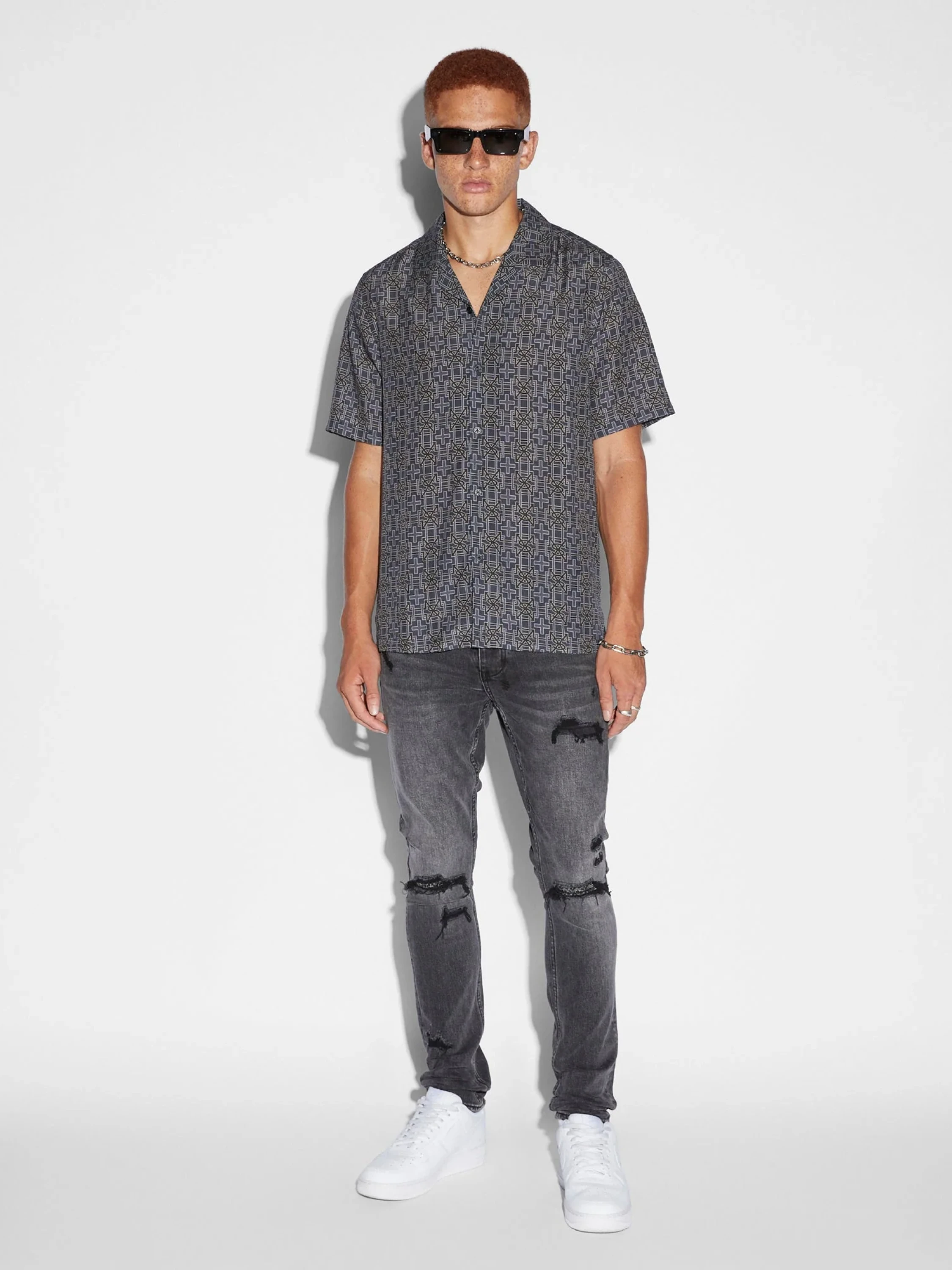 Рубашка Ksubi Plus Resort SS Shirt Navy