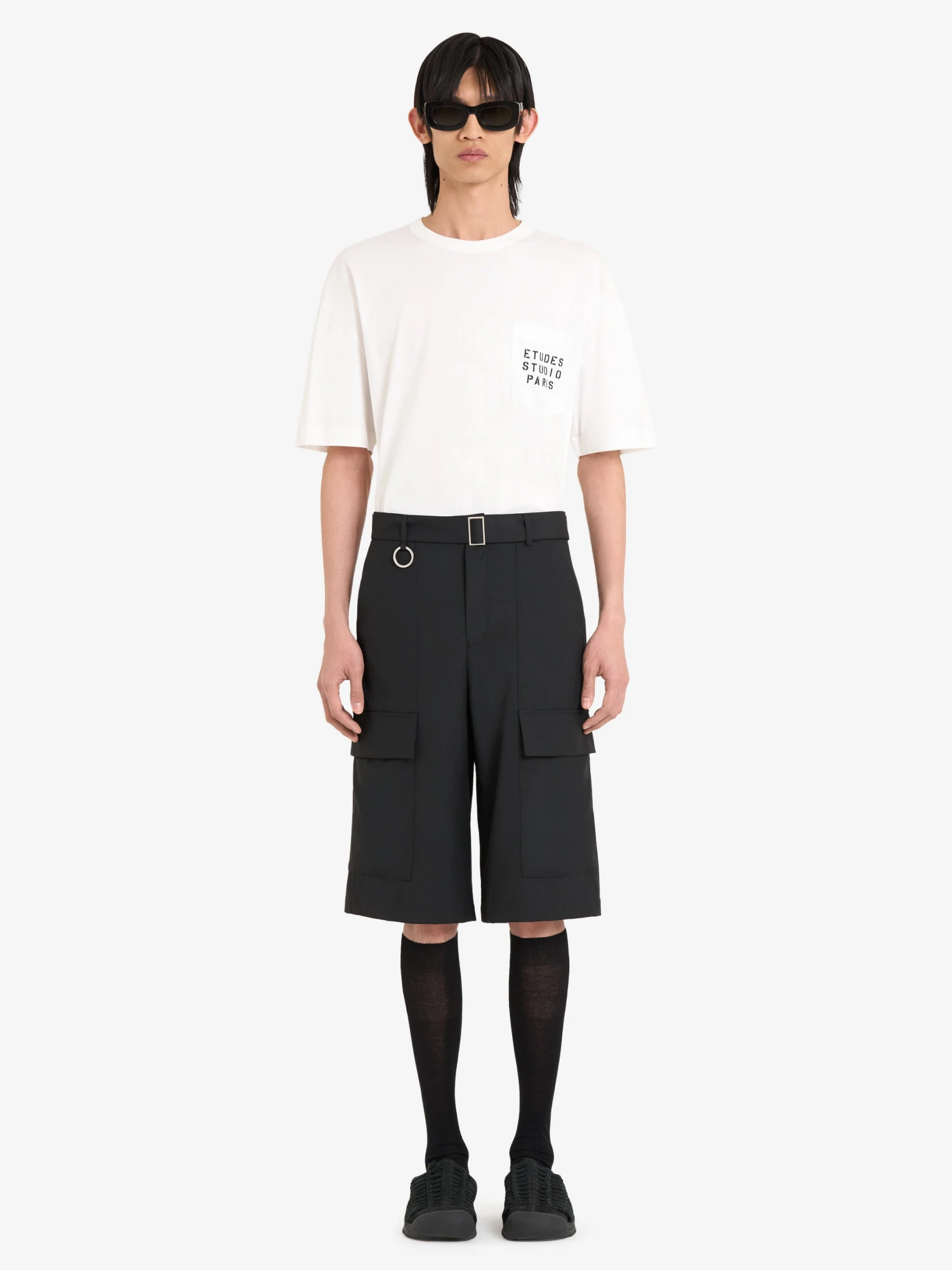 Шорты Études Wool Suit Shorts Black