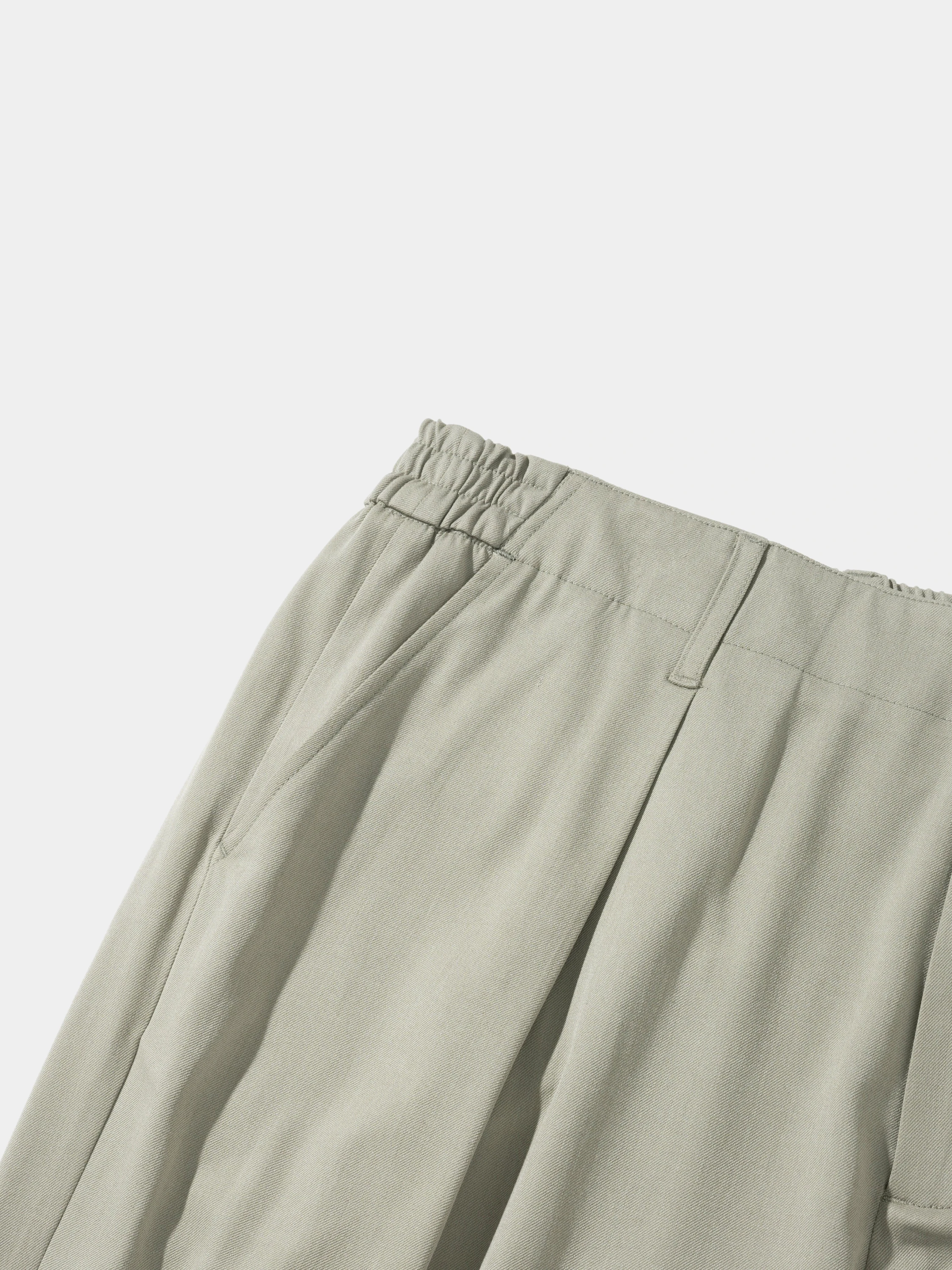 Брюки Uniform Bridge One Tuck Banding Slacks Sage Green