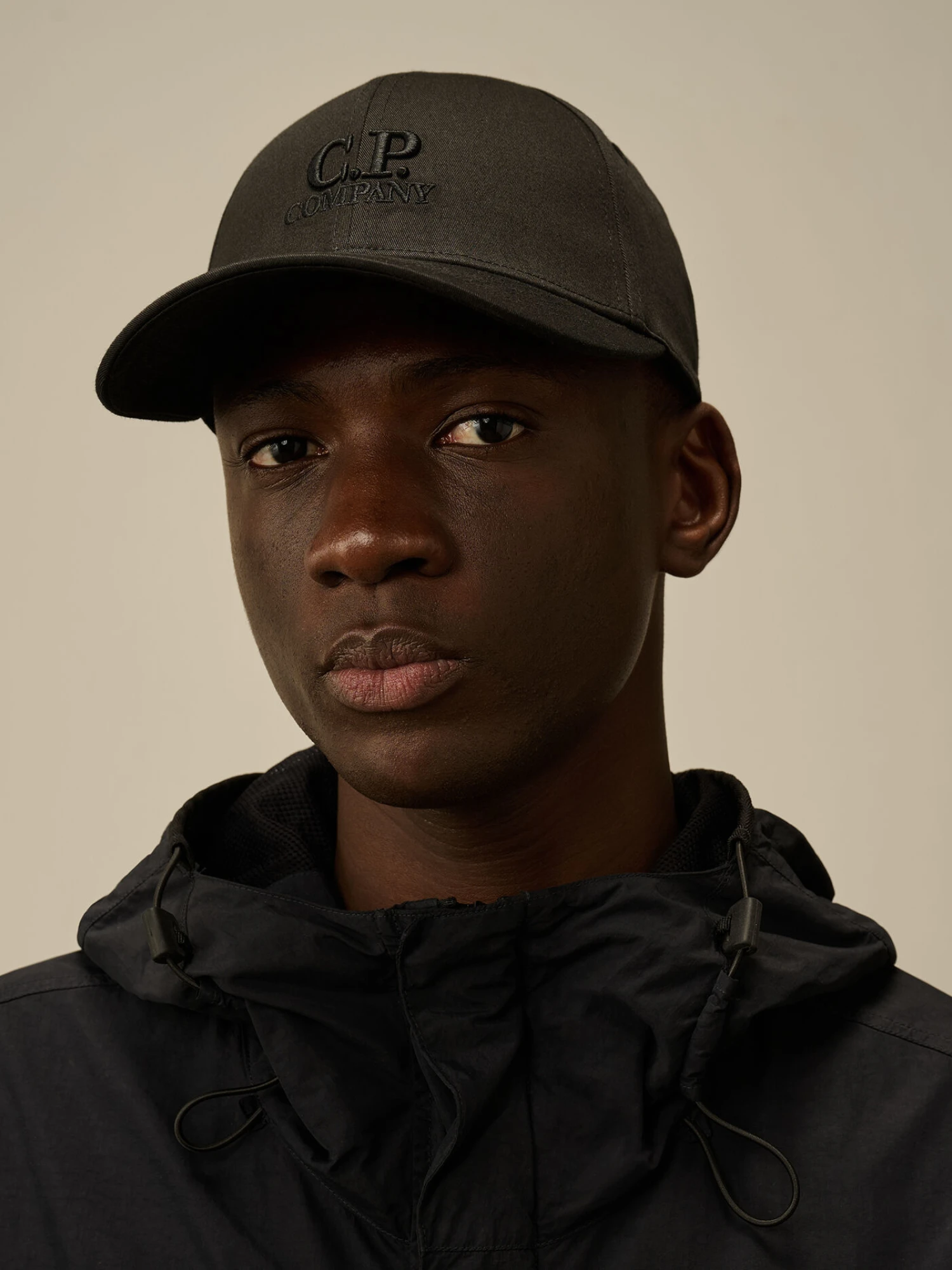 Кепка C.P. Company Gabardine Logo Cap Black