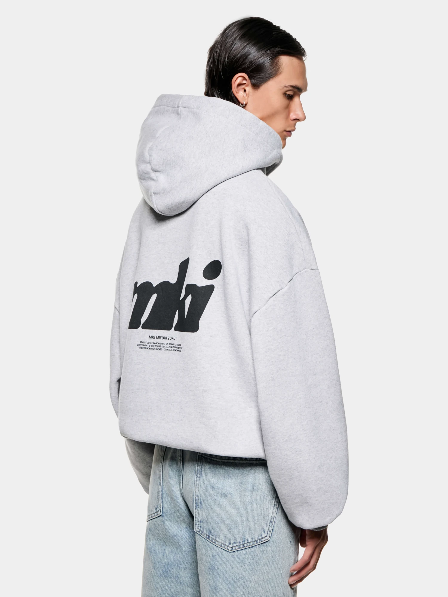 Худи MKI MIYUKI ZOKU Stamp Hoody Grey