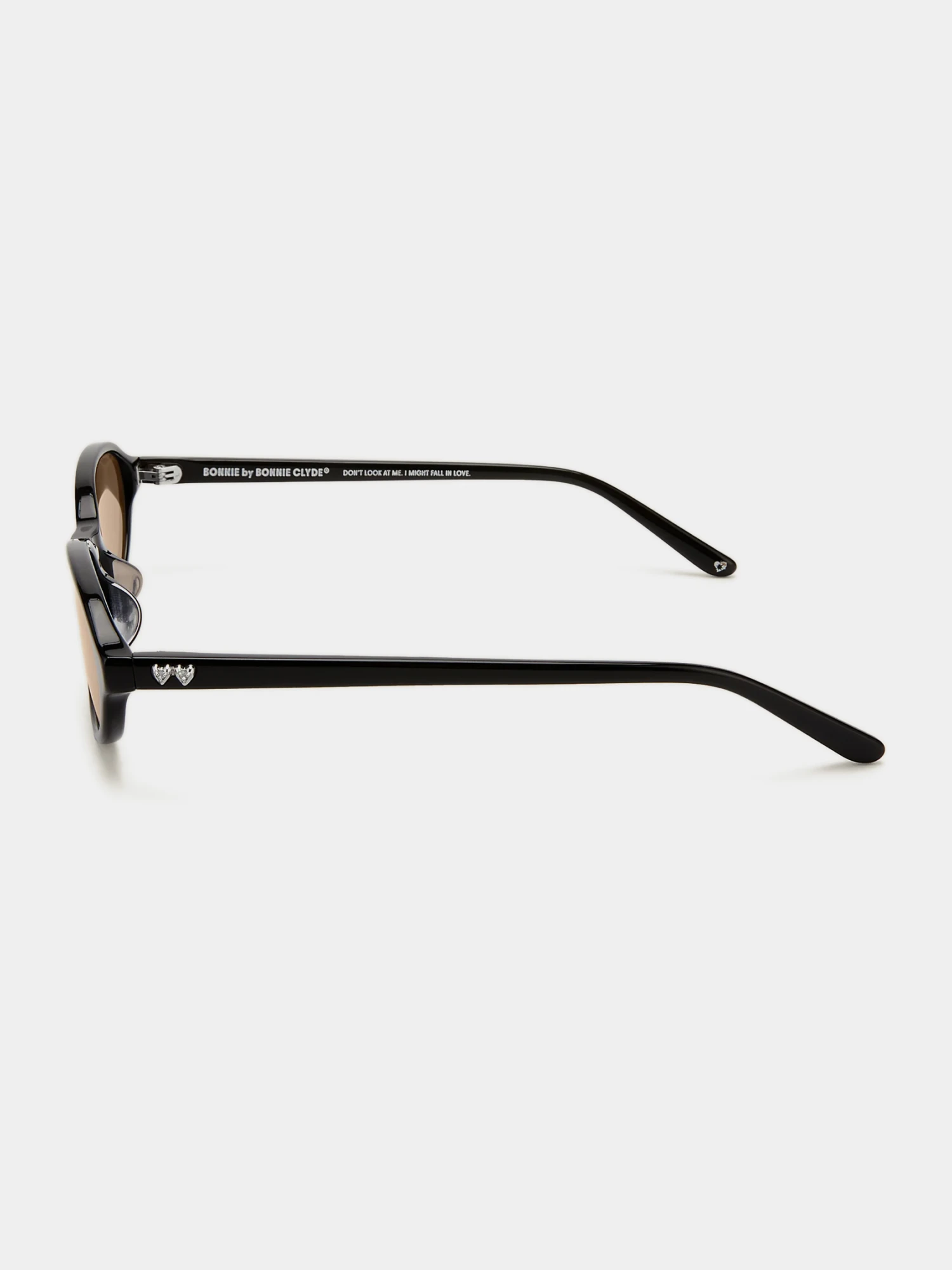 Очки Bonnie Clyde Baby Black & Brown Lens