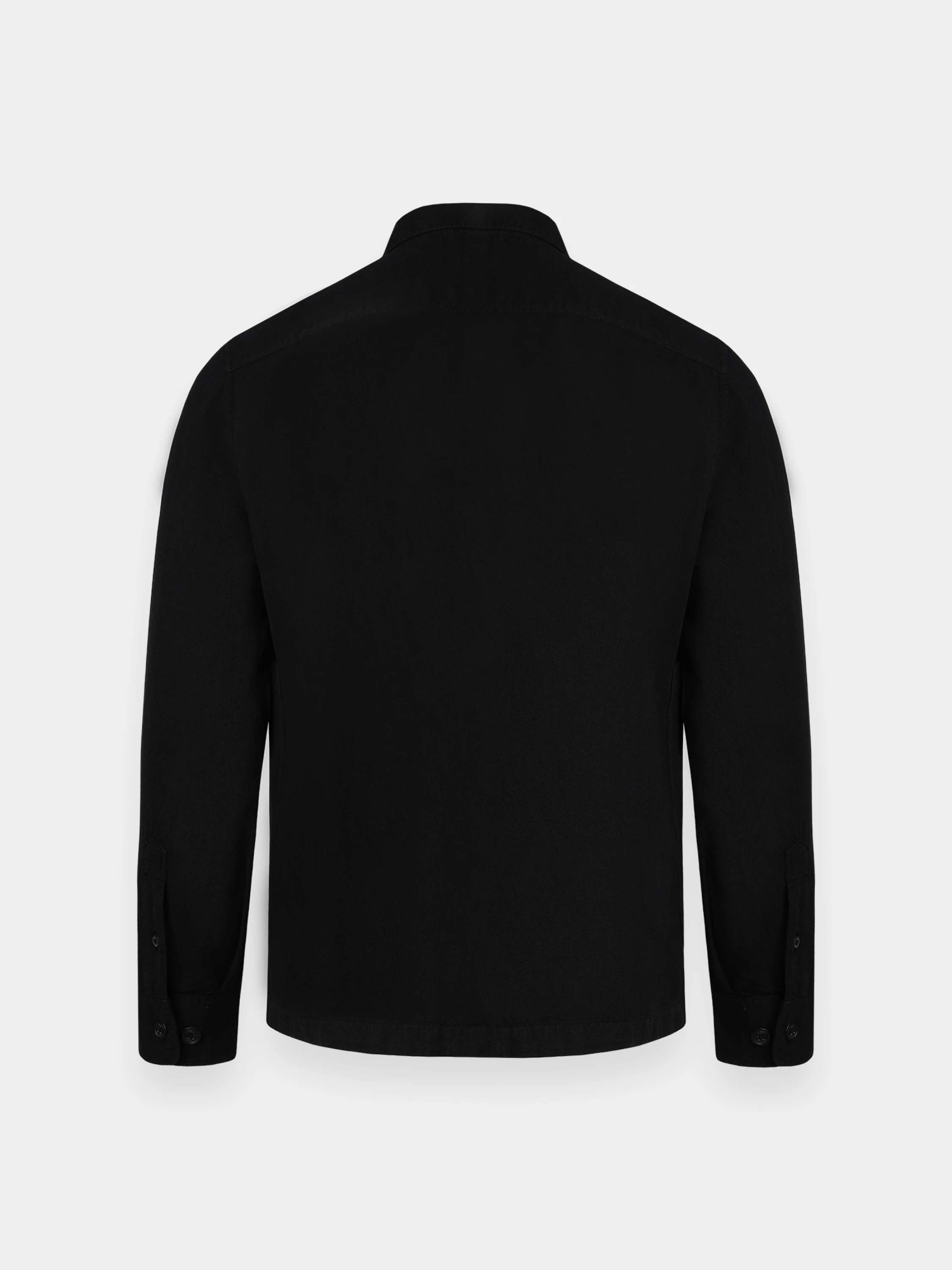 Рубашка C.P. Company Embroidered Logo Twill Black