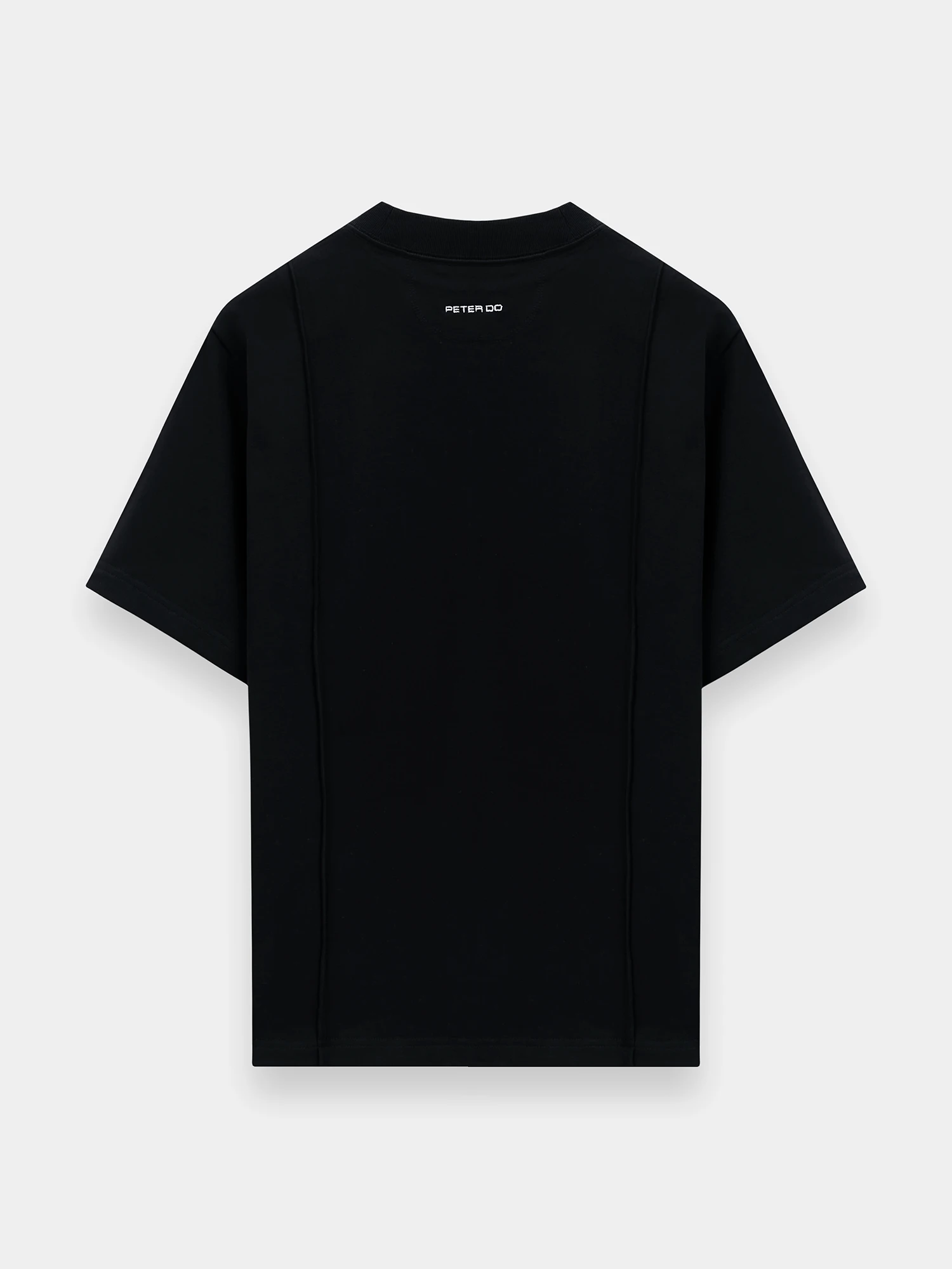 Женская футболка Peter Do Creased Oversized Tee Black