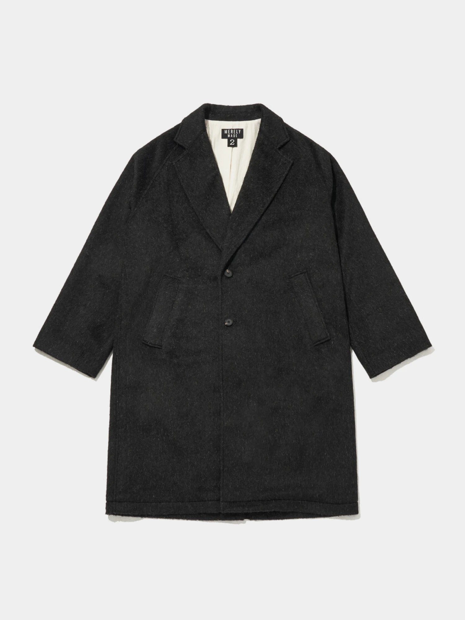Пальто MERELY MADE Premium Wool Blend Melton Nomadic Winter Black