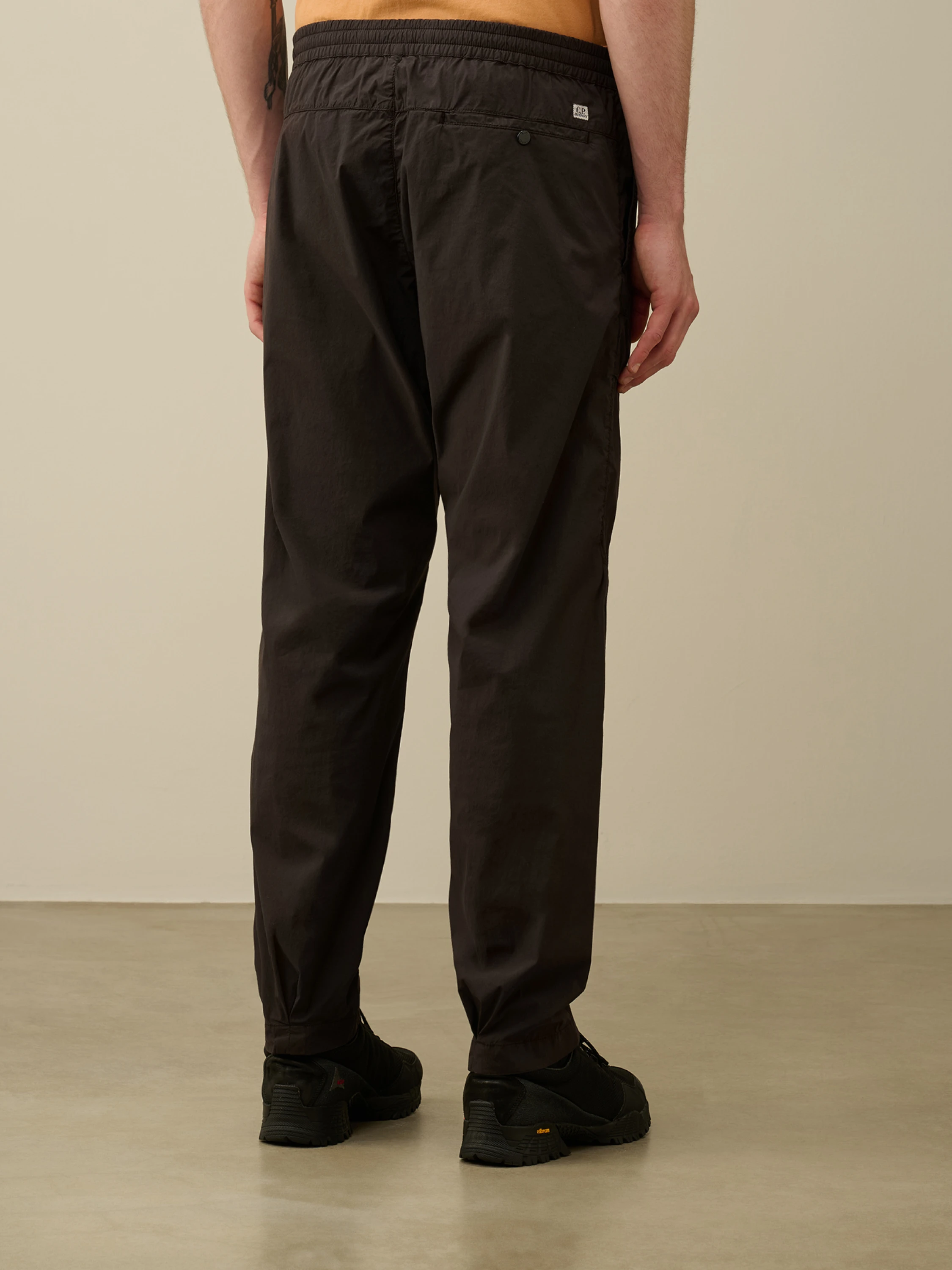 Брюки C.P. Company 50 Fili Stretch Loose Cargo Black