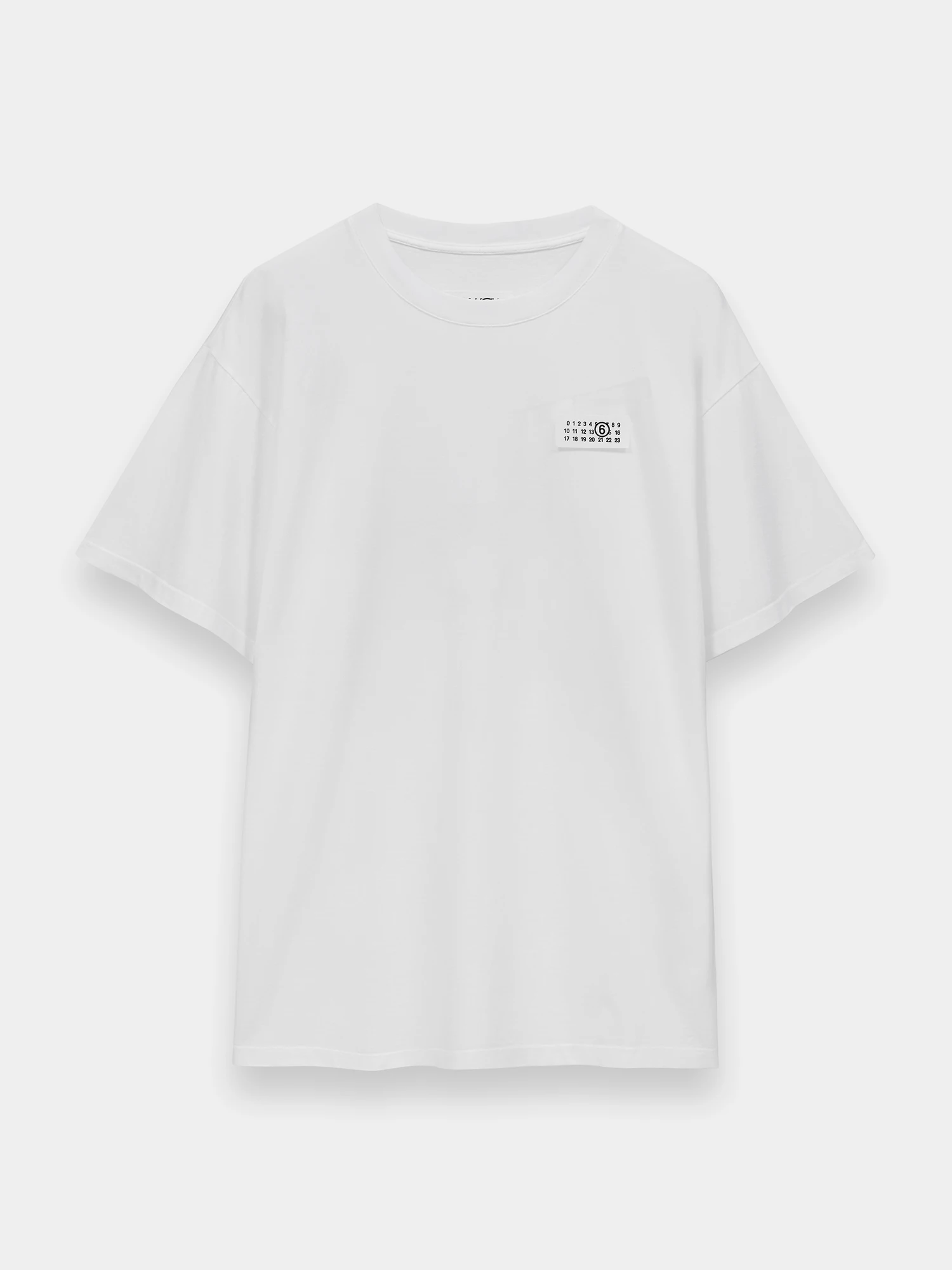 Футболка MM6 Maison Margiela Tape Logo White