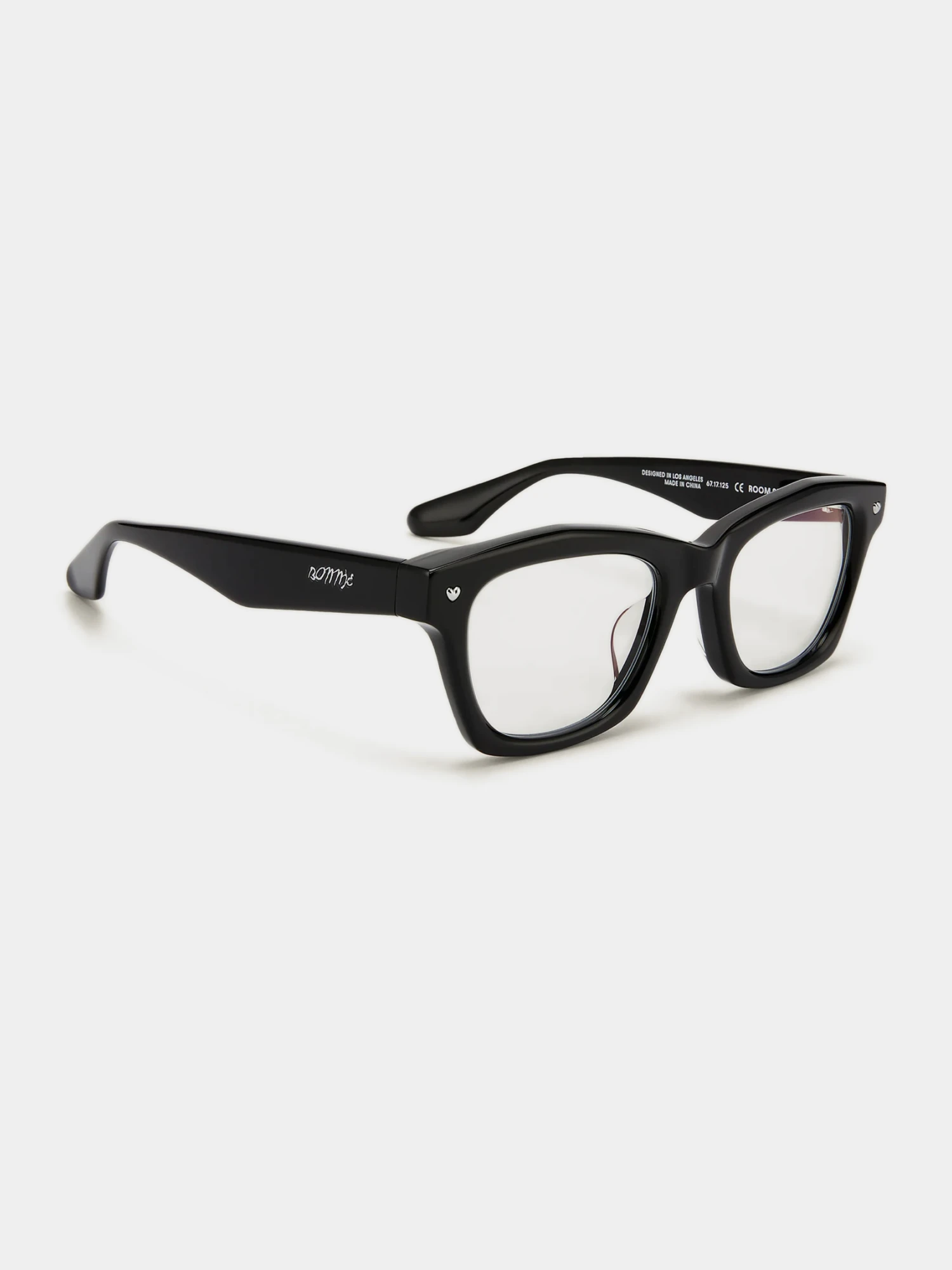 Очки Bonnie Clyde Room Service Black & Clear Lens
