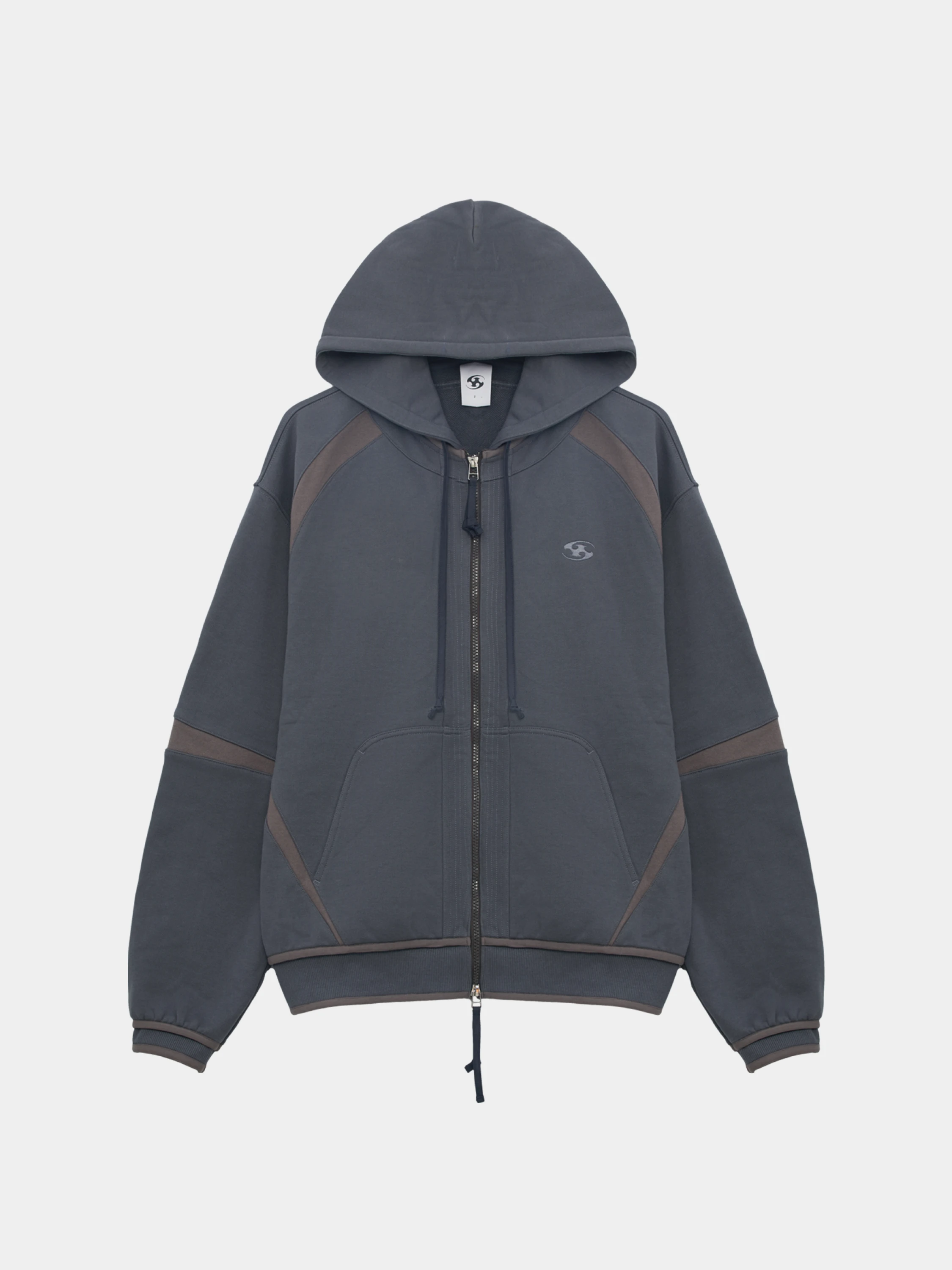 Зип-худи SAN SAN GEAR Oblique Hoodie Midnight Blue