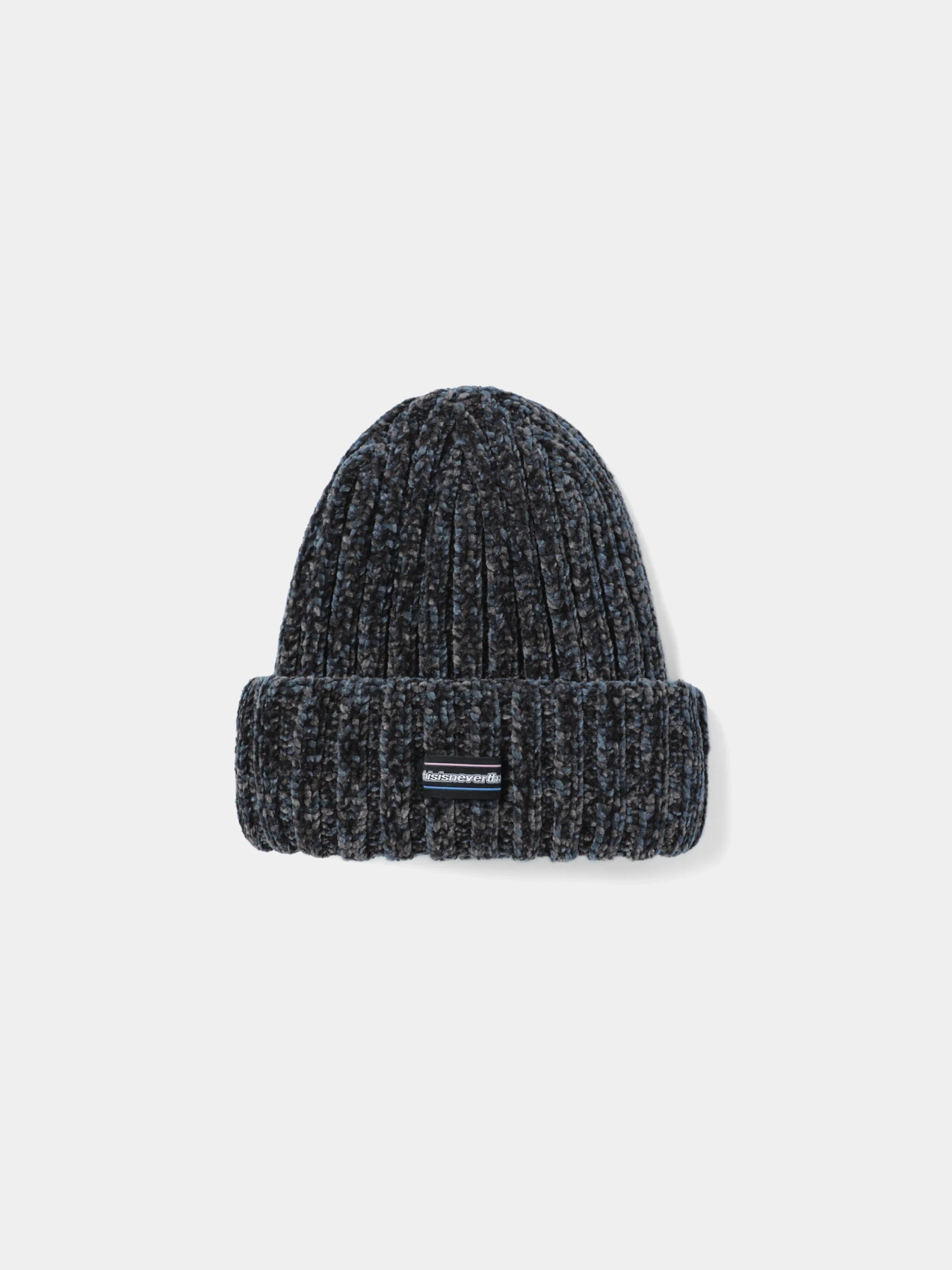 Шапка thisisneverthat Low Gauge Velvet Knit Beanie Brown