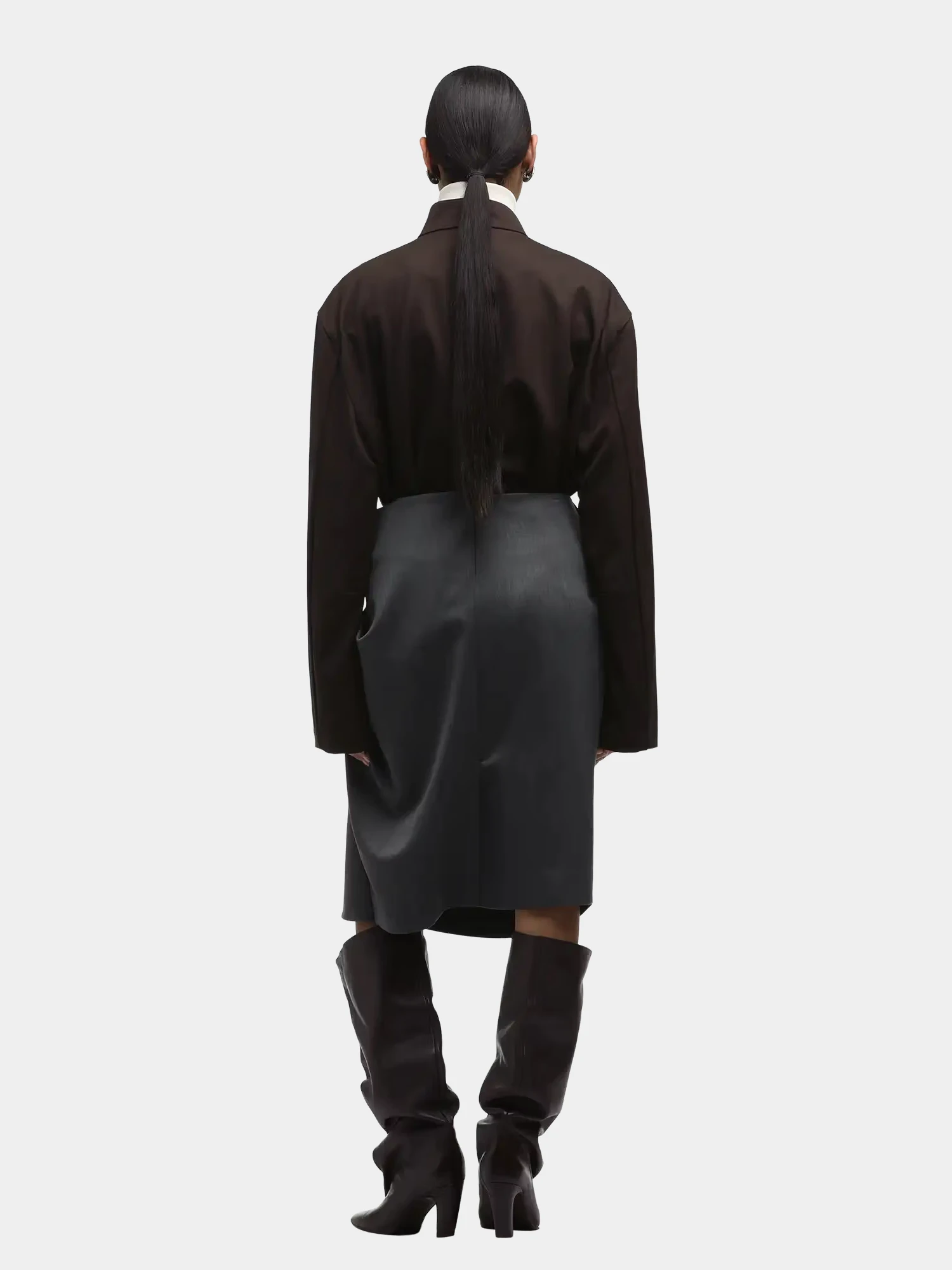 Женская юбка entire studios Crease Skirt Grey