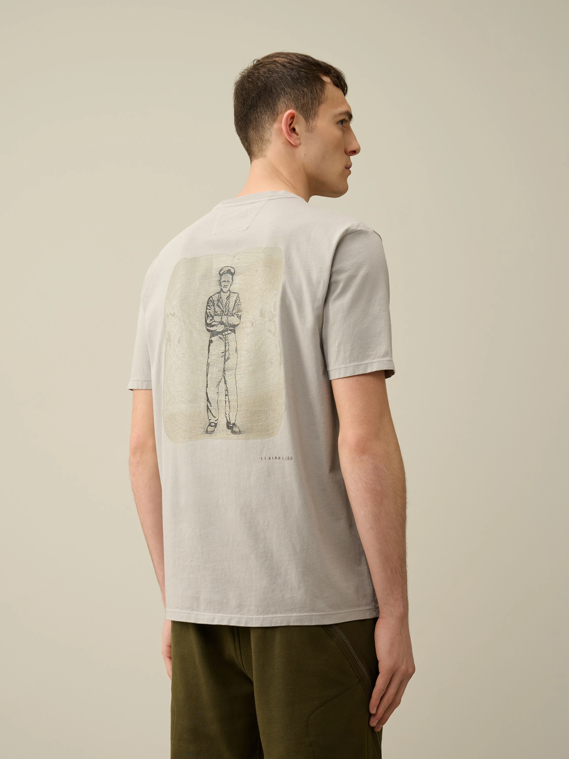 Футболка C.P. Company 24/1 Jersey British Sailor Drizzle Grey