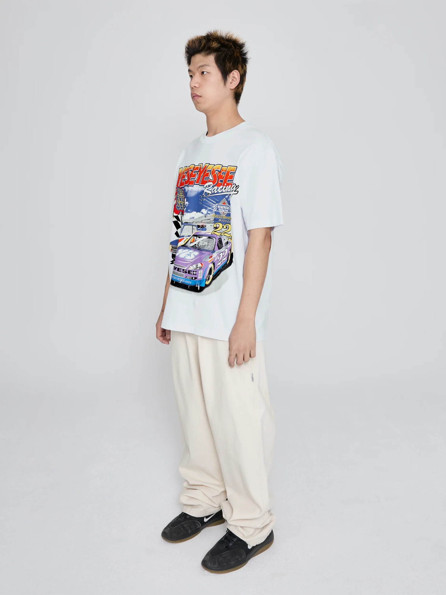 Футболка YESEYESEE Racing Tee White