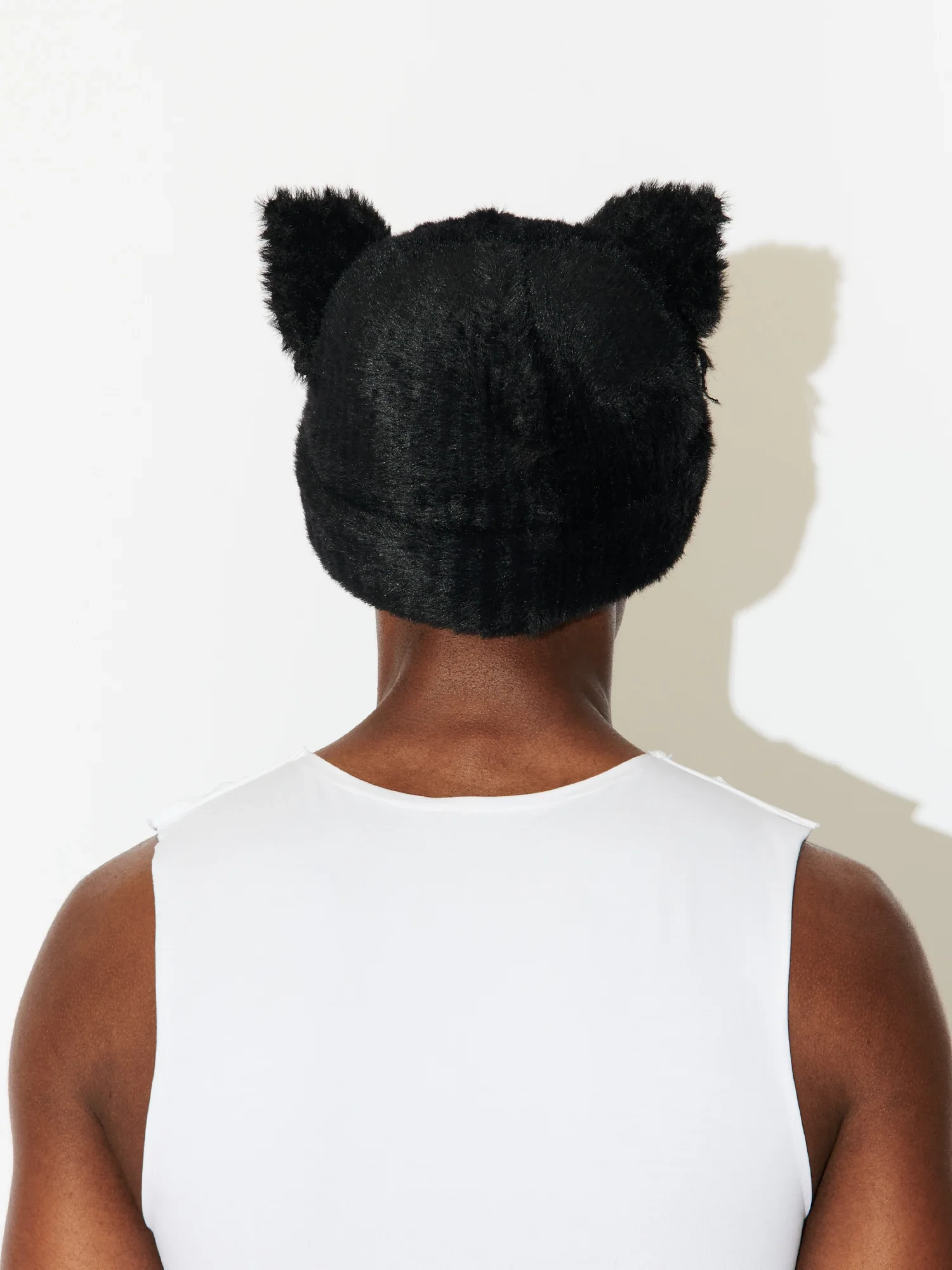 Шапка Charles Jeffrey Loverboy Fluffy Chunky Ears Black