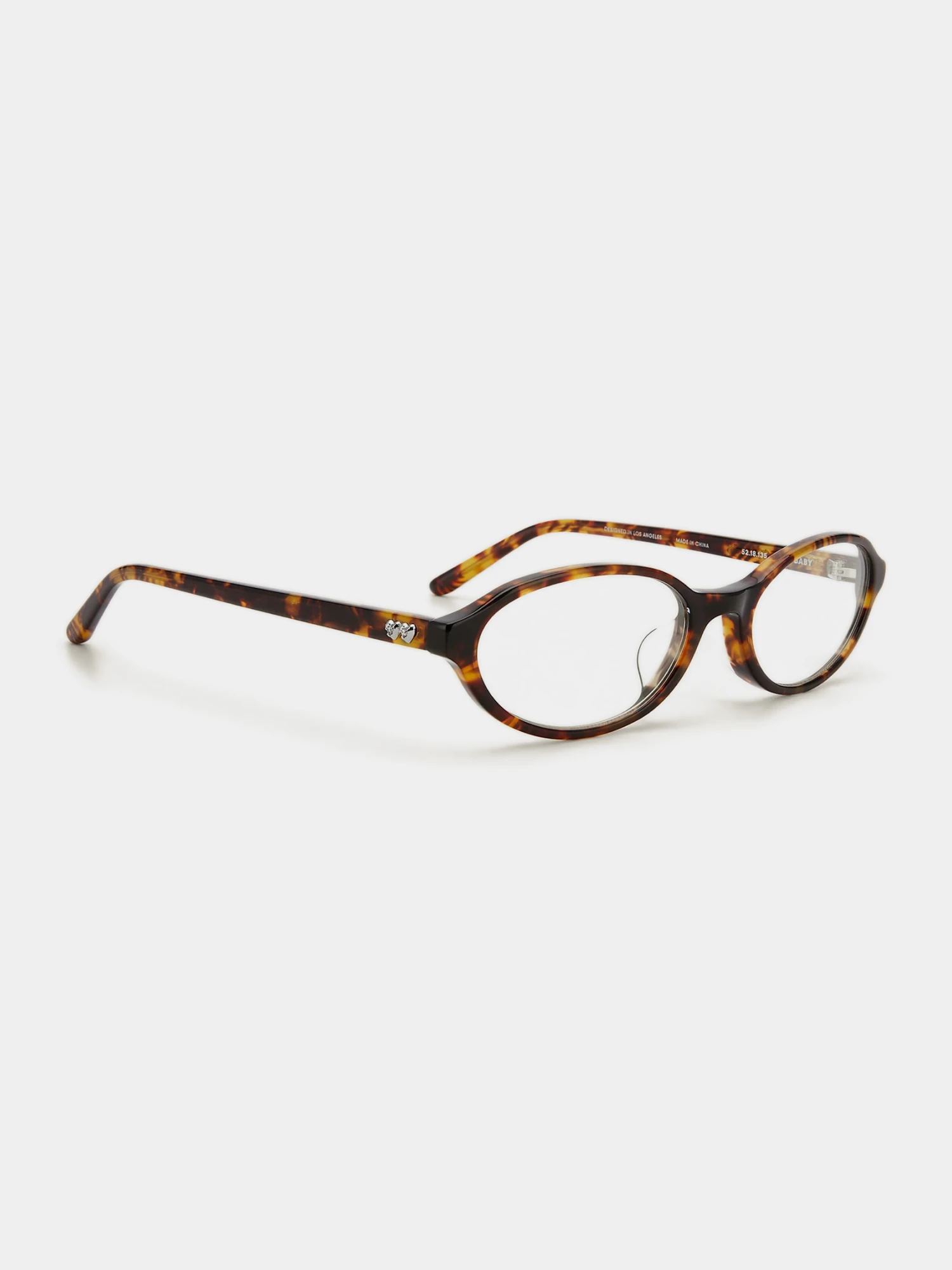 Очки Bonnie Clyde Baby Tortoise & Clear Lens