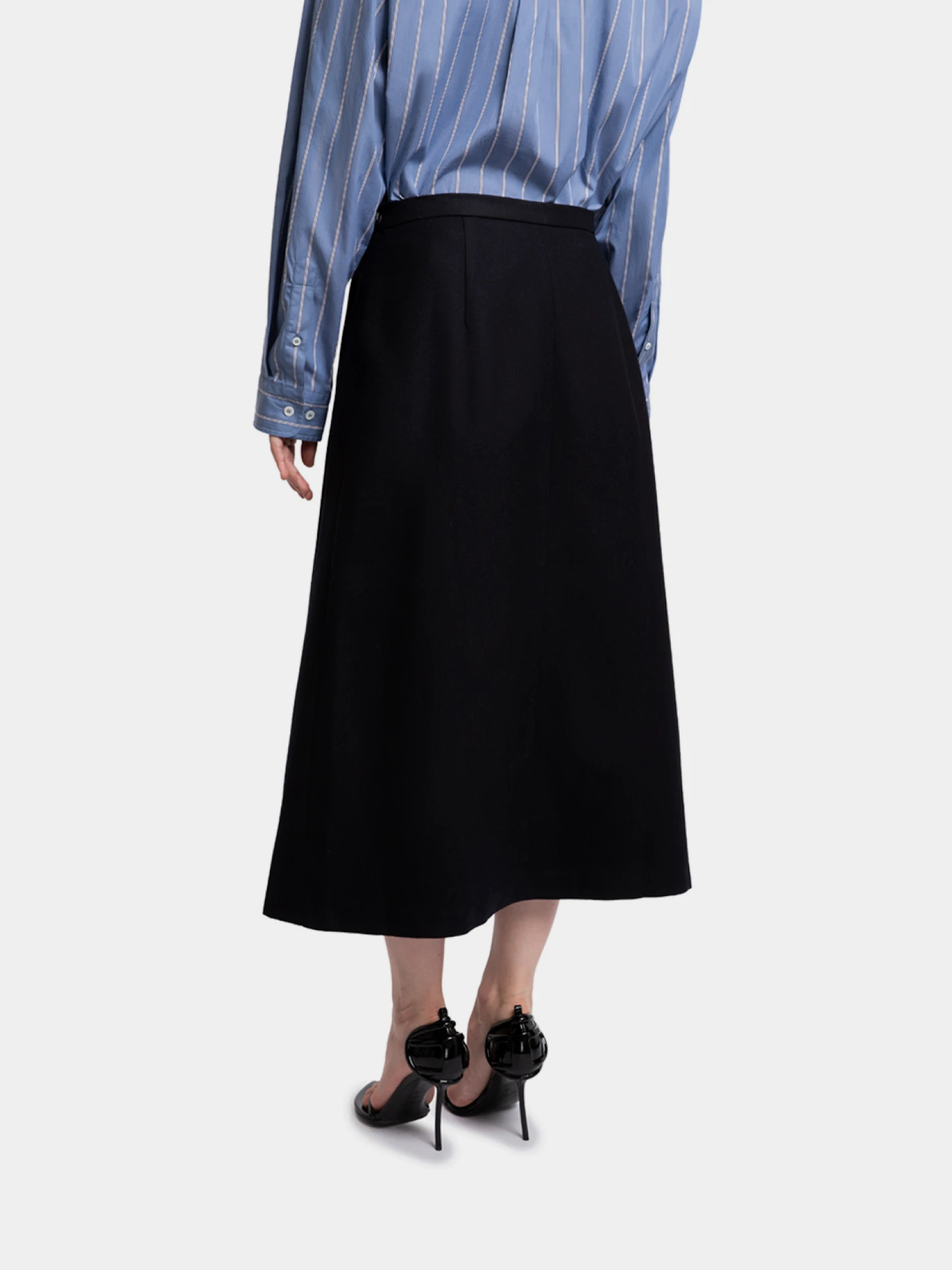 Женская юбка LE17SEPTEMBRE Pleated Wrap Navy