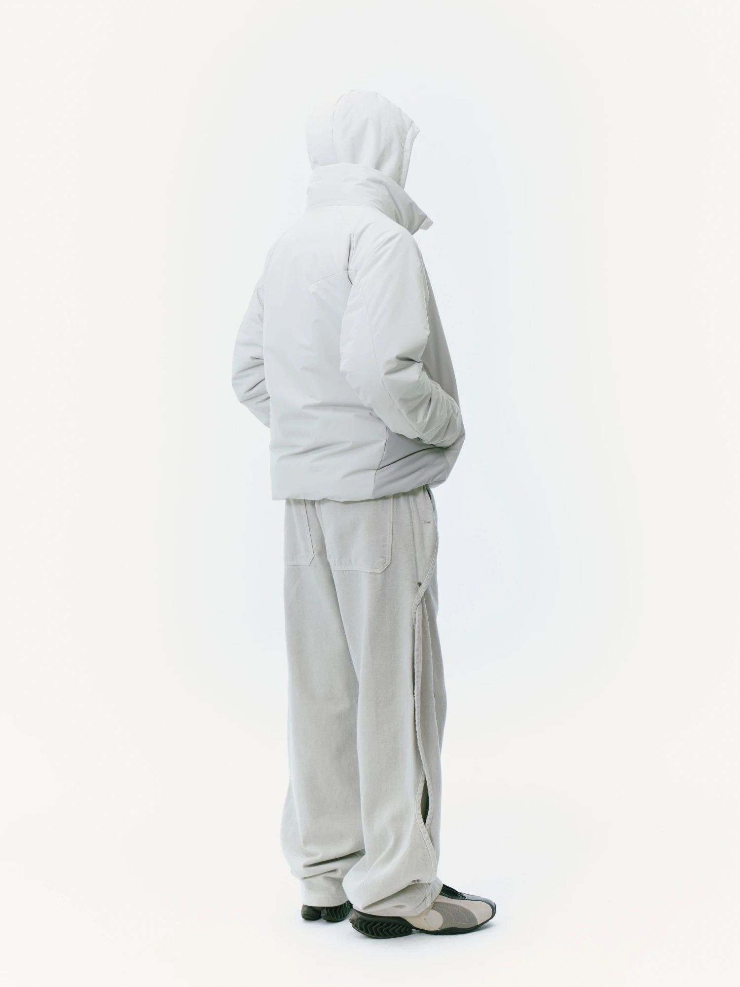 Пуховик SAN SAN GEAR Reversible Puffer Light Grey