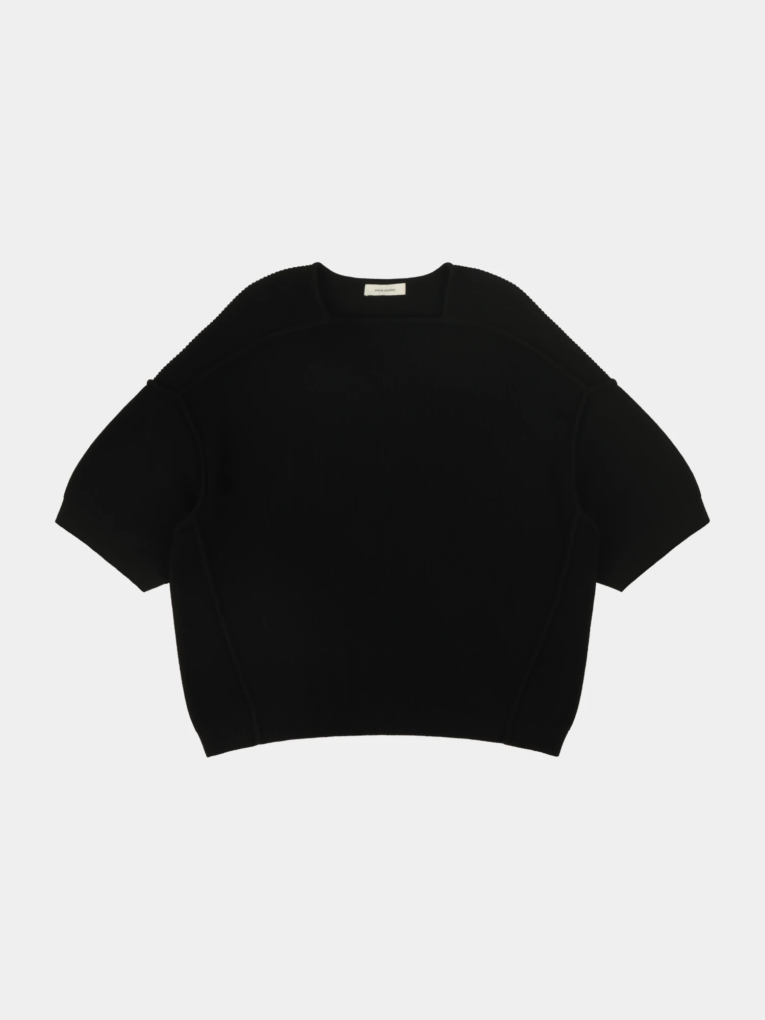 Футболка entire studios Knit Block Black