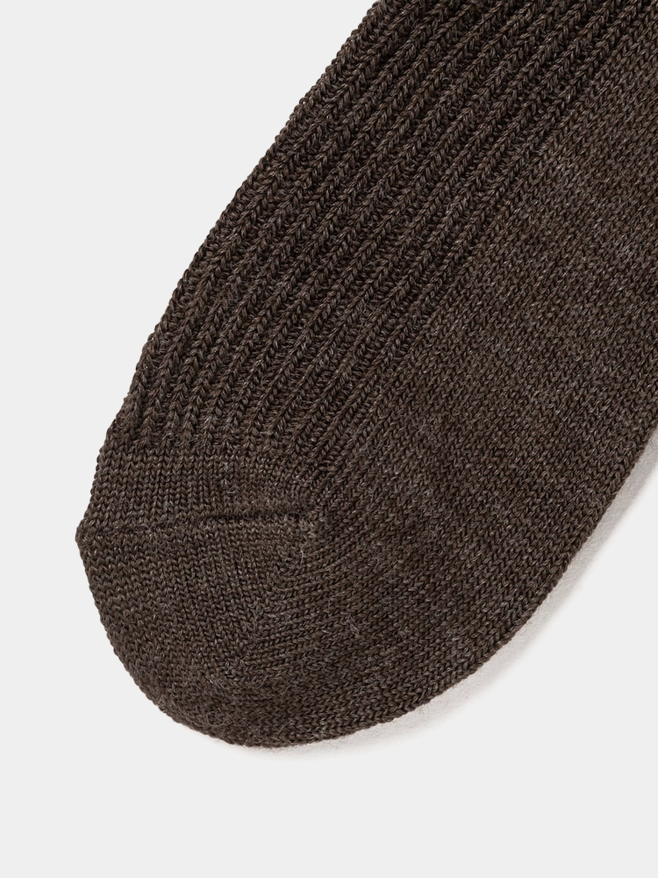 Носки JUUN.J Logo Wool Crew Socks Brown