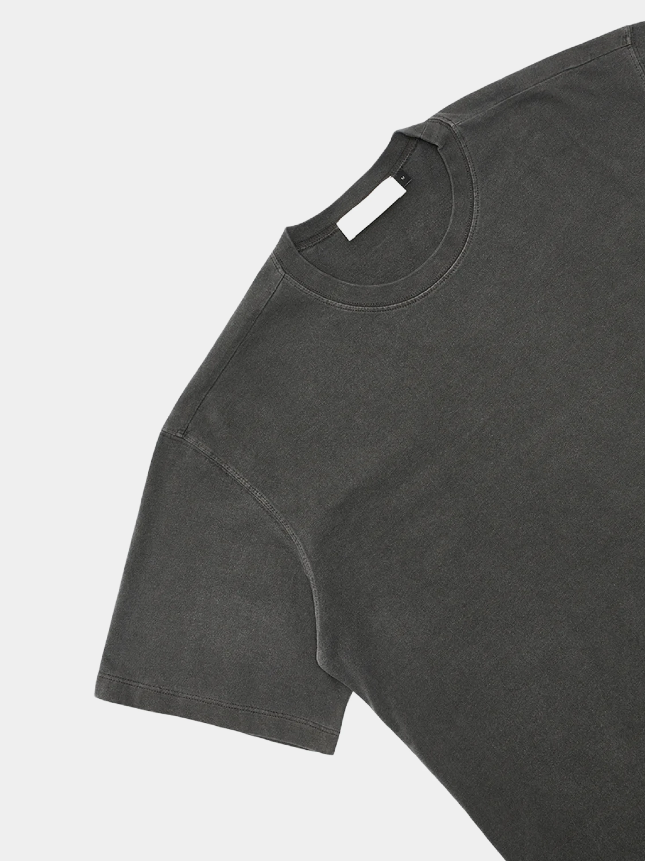 Футболка AMOMENTO Garment Dyed T-Shirt Charcoal