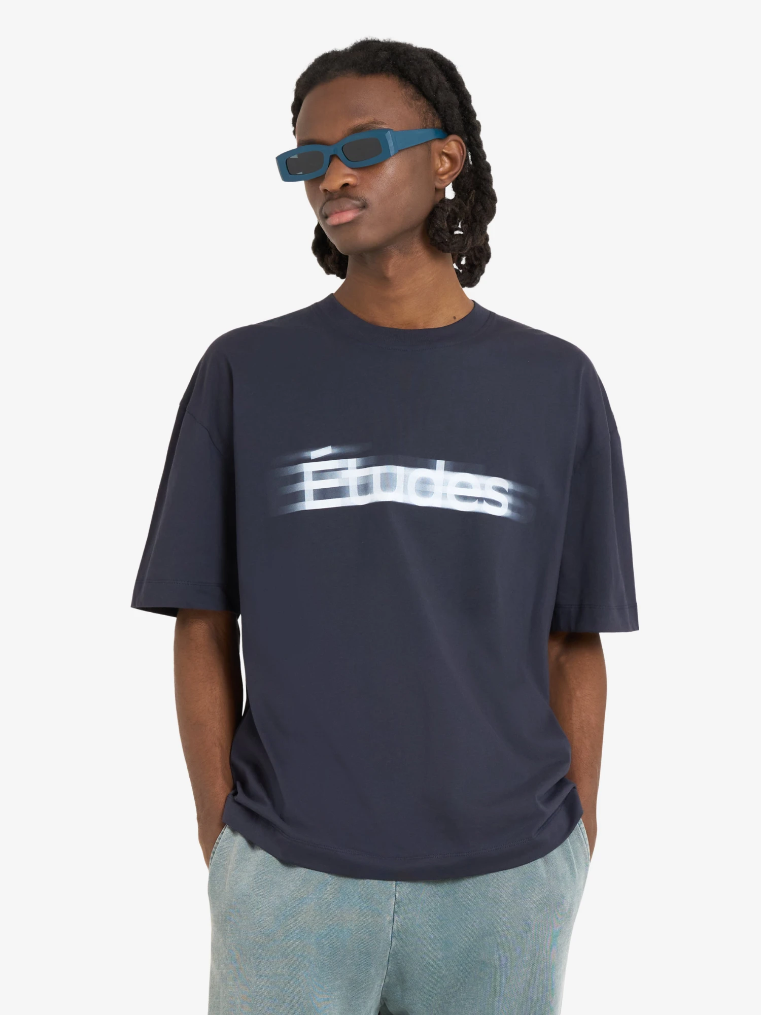 Футболка Études Relax Tee Études Blur Navy