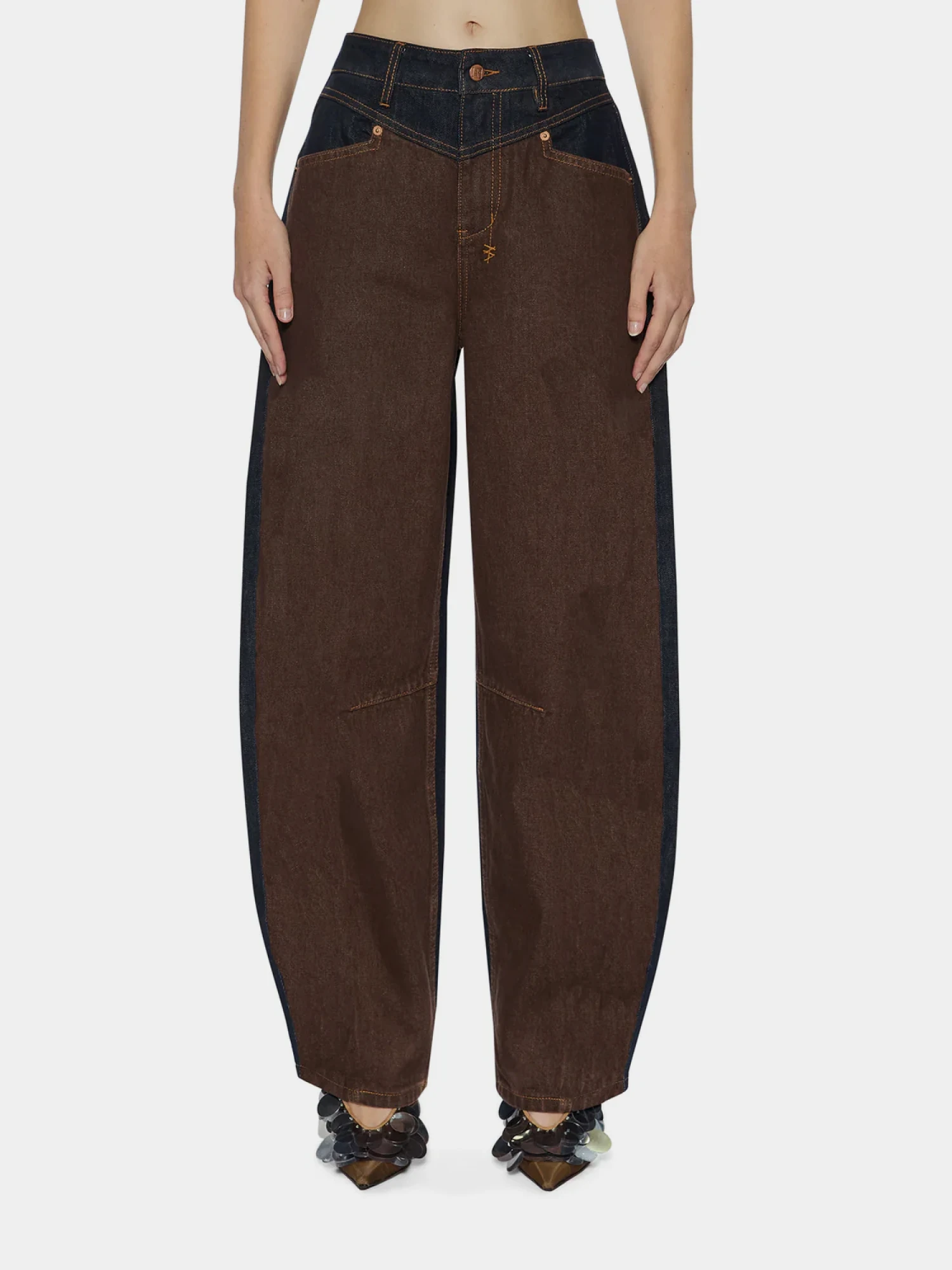 Женские джинсы Ksubi Barrel Original Spliced Denim