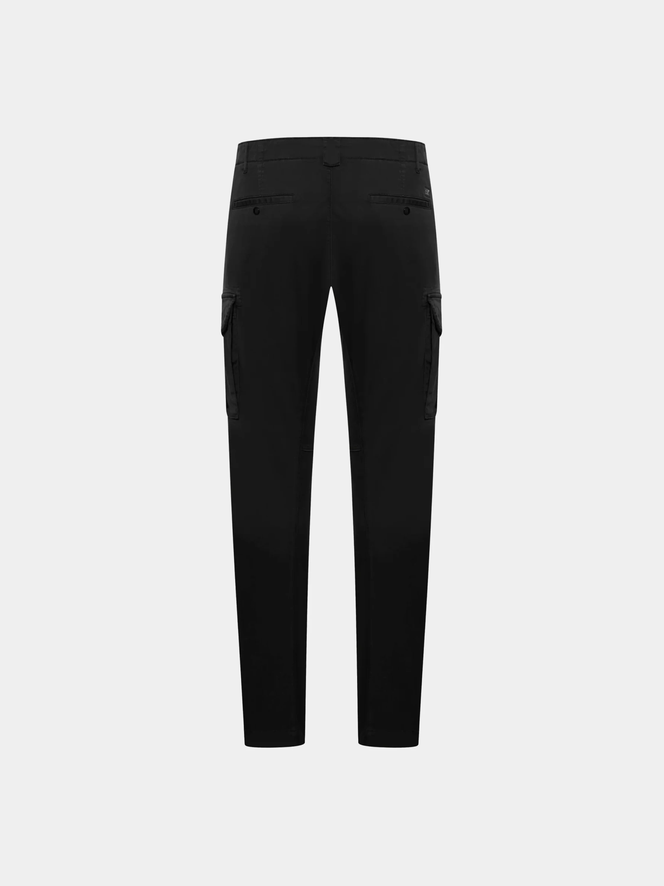 Брюки C.P. Company Stretch Sateen Logo Cargo Black
