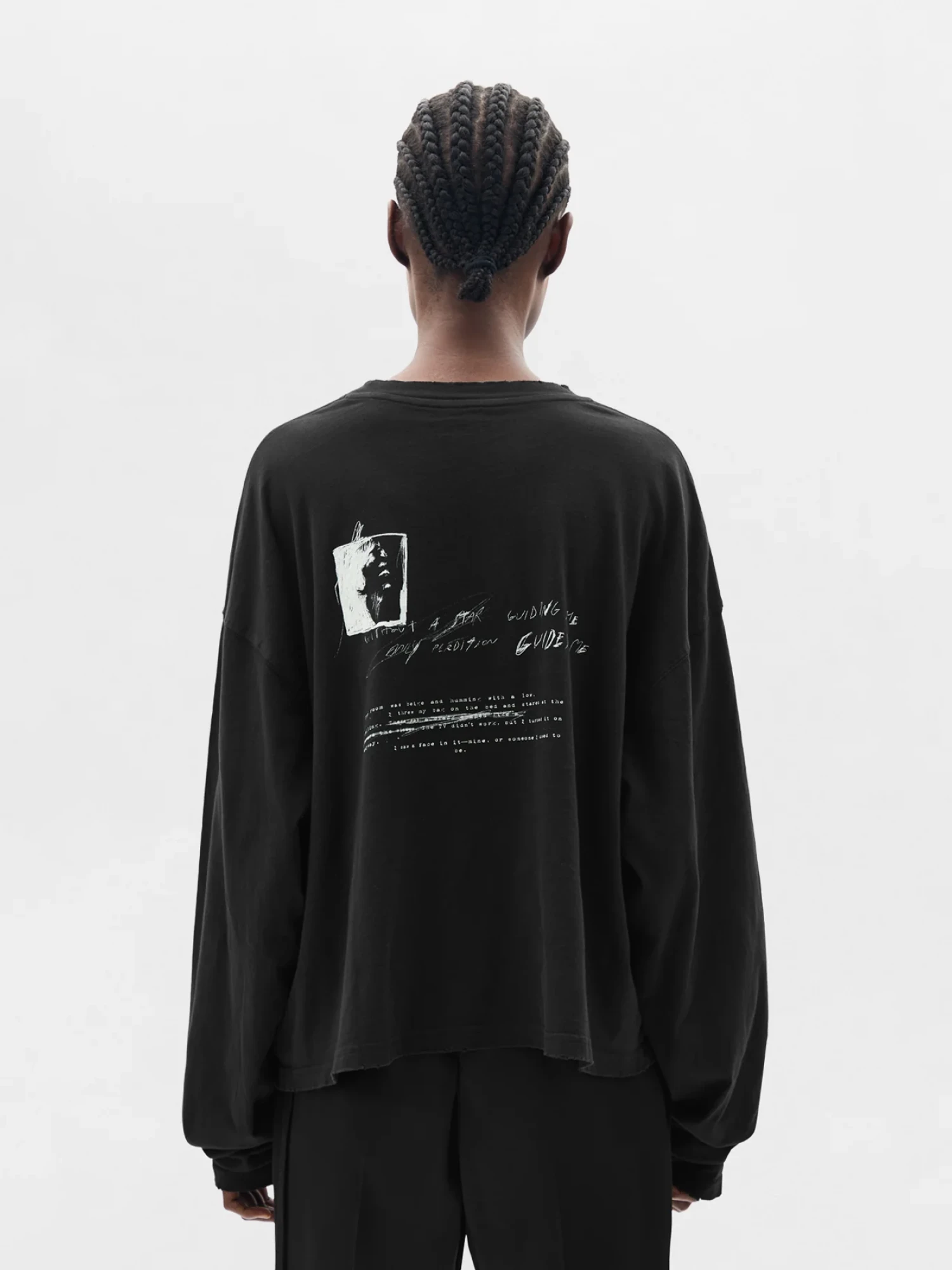 Лонгслив Ann Demeulemeester Emil Are You Dreaming Black