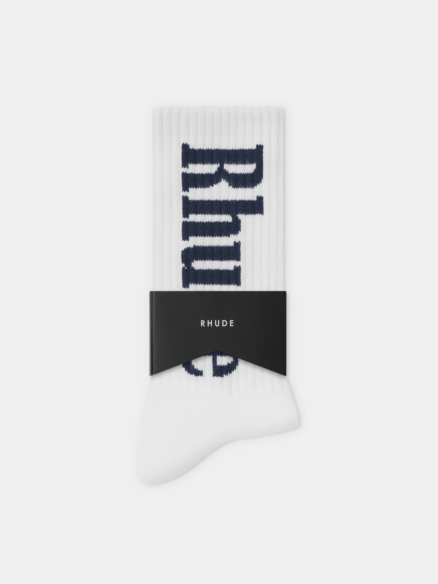 Носки RHUDE Vertical Logo White/Navy