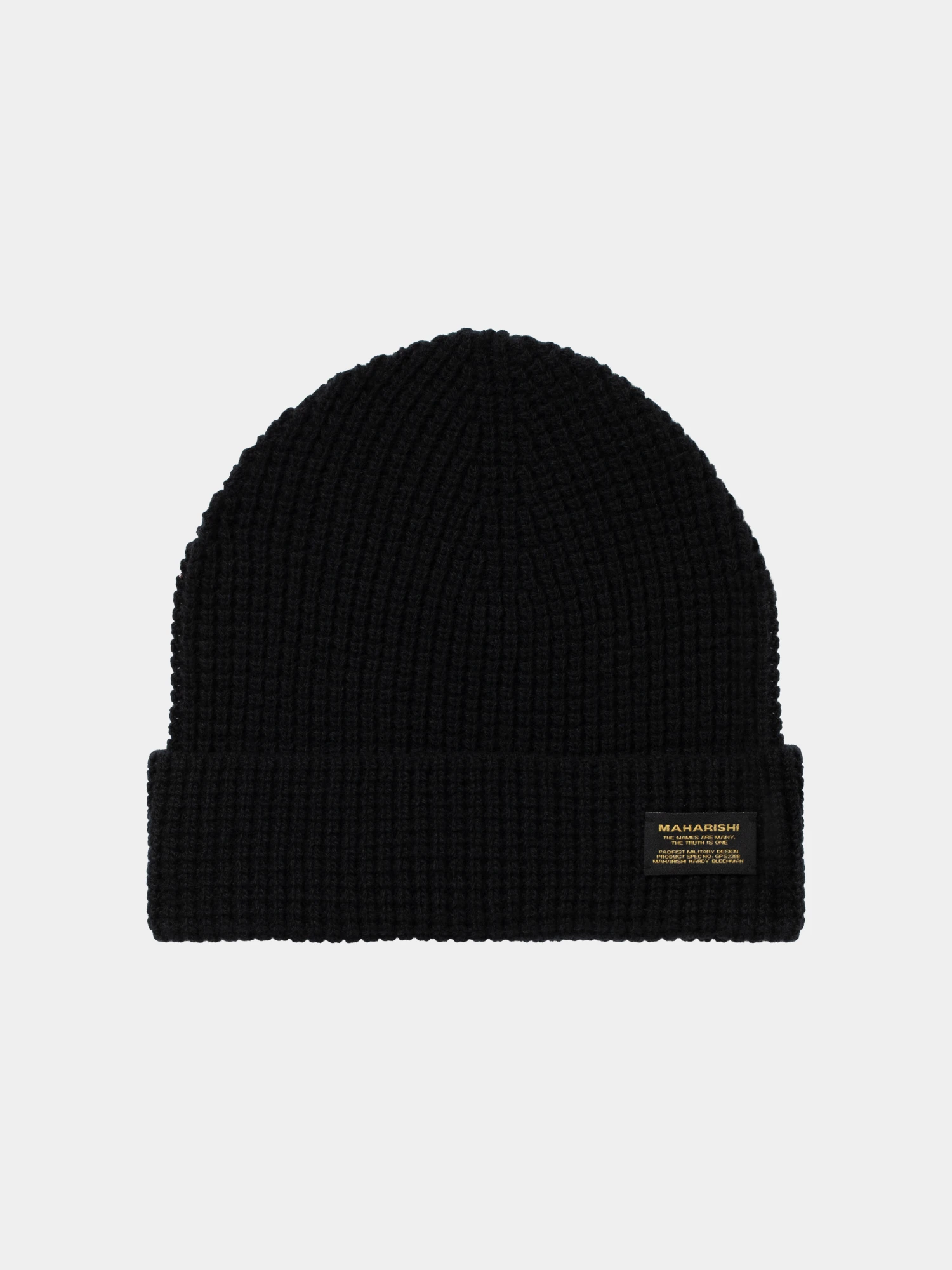 Шапка MAHARISHI 2212 Maharishi Knit Beanie Black