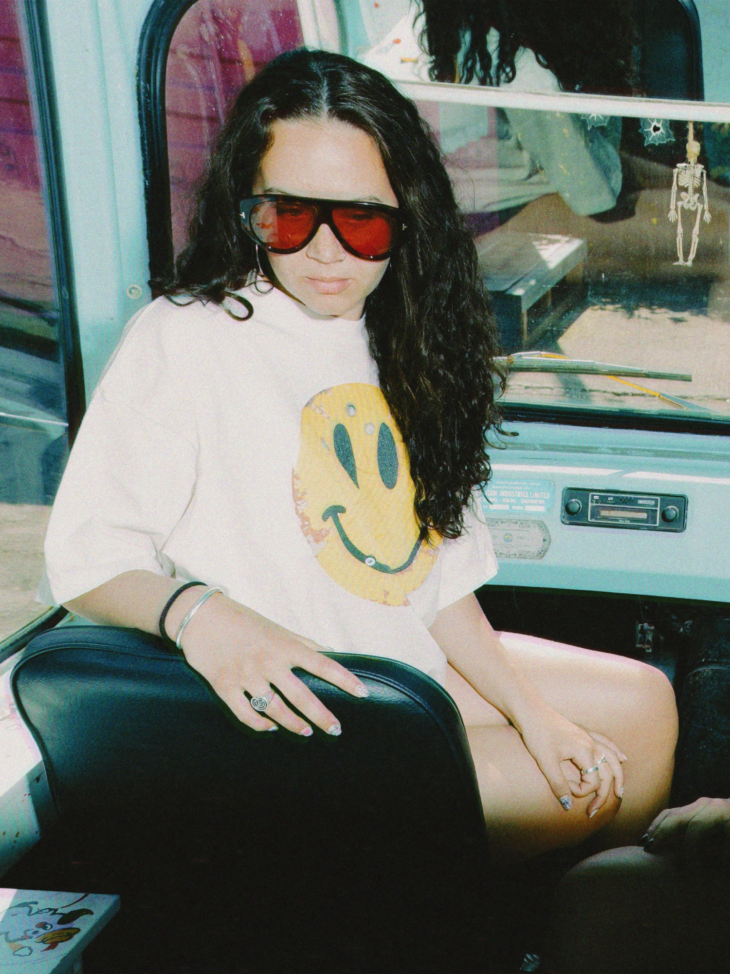 Футболка SAINT MXXXXXX Smile KLF Tee White