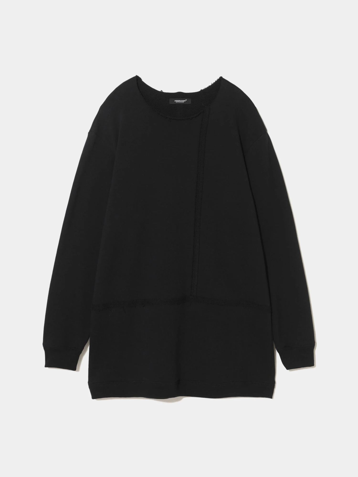 Пуловер UNDERCOVER Cotton Bonded Seam Black