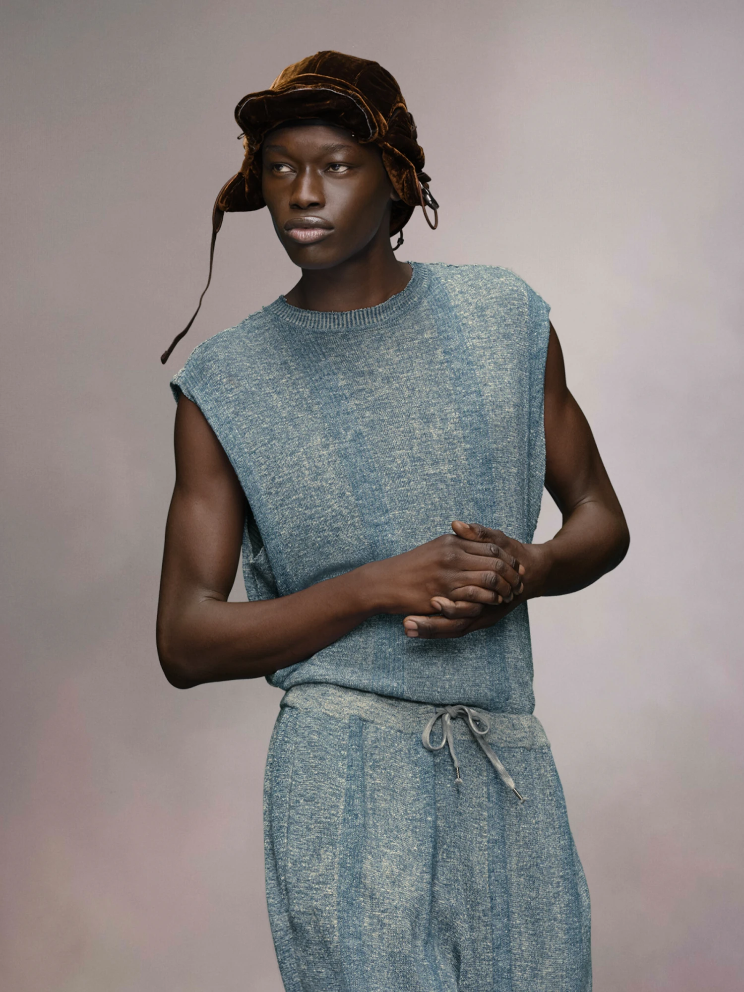 Жилет Maison Margiela Summer Chine Knit Tank Petrol
