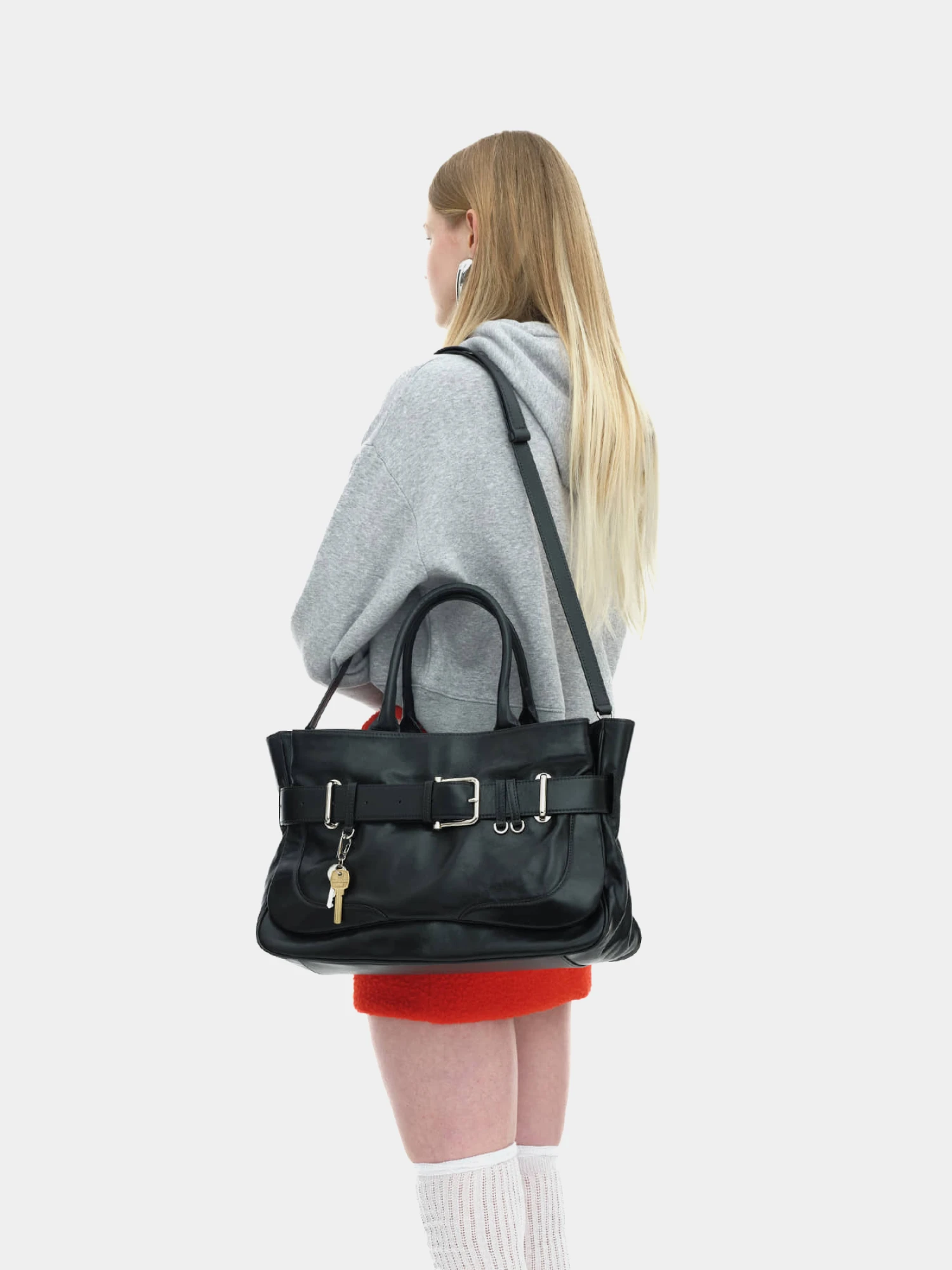 Сумка OSOI Tote Brocle Large Stone Black