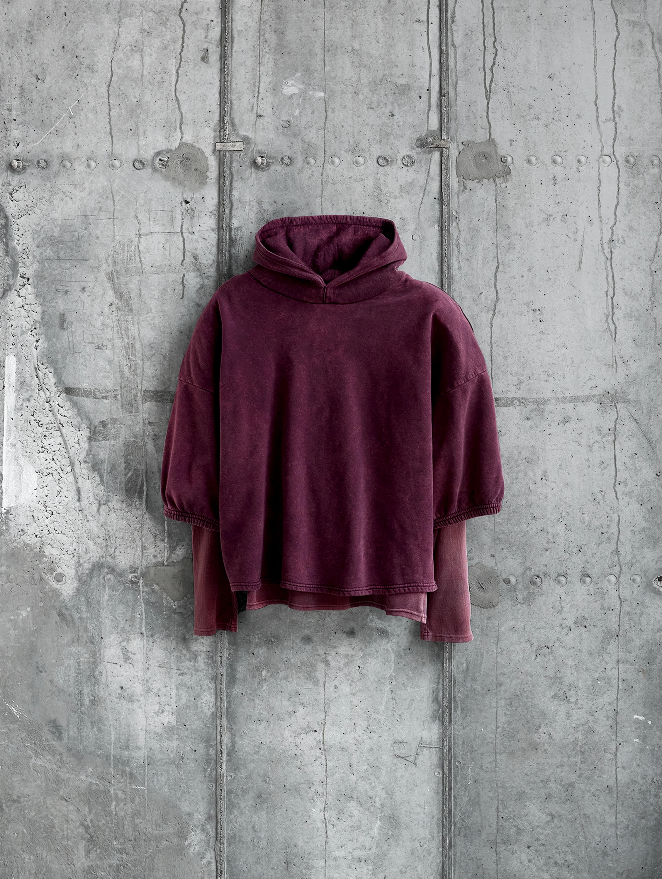 Худи PDF Rocky Hoodie Bordeauxx