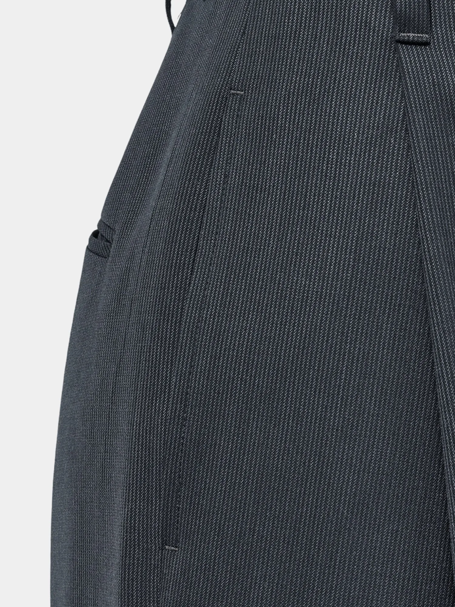 Брюки AMOMENTO Wool Stripe Martine Black