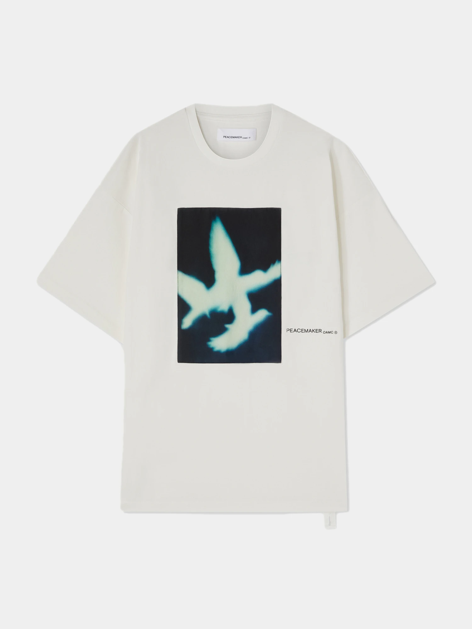 Футболка OAMC Peacemaker Dark Flower S/S White