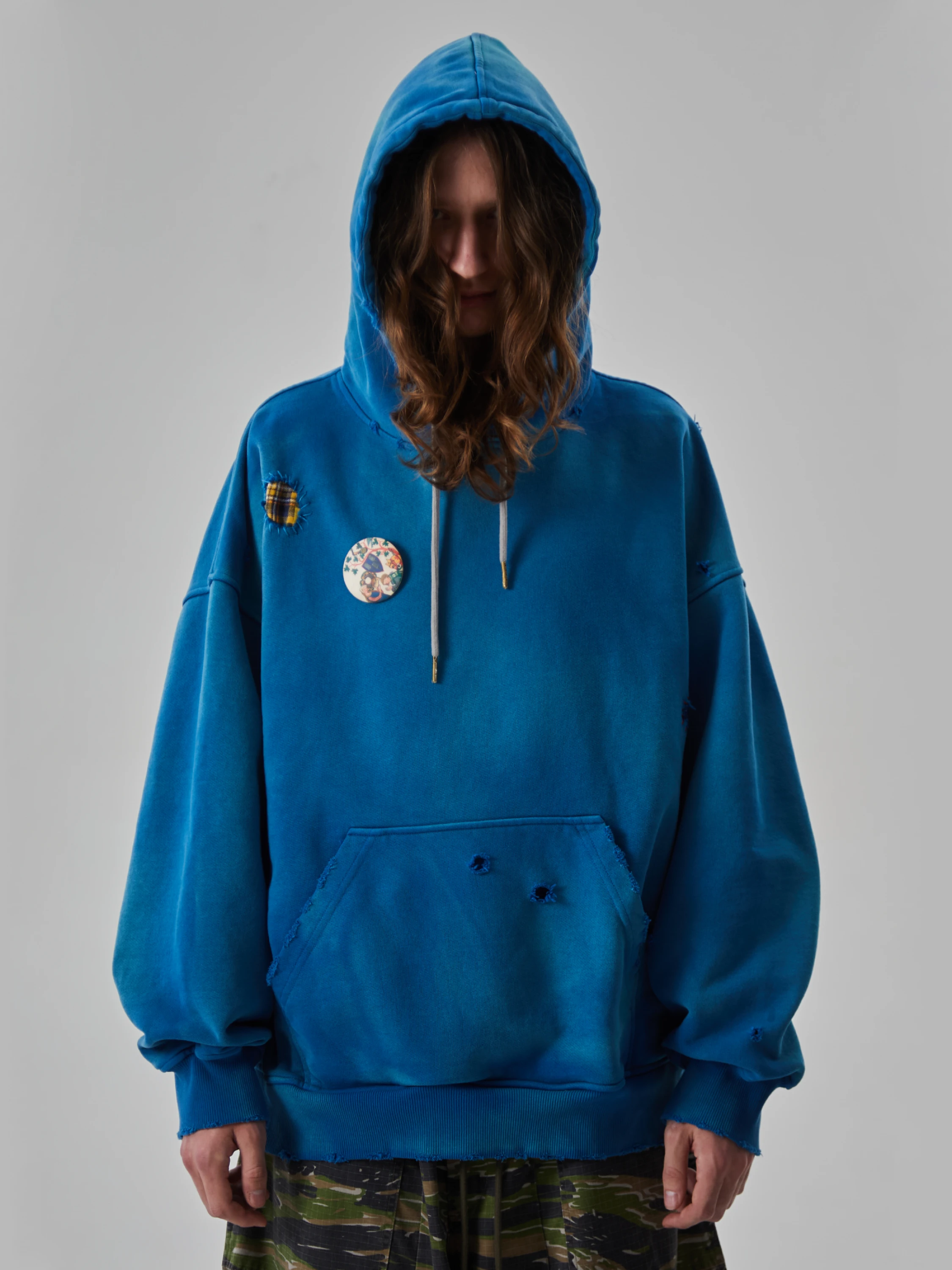 Худи Siniy Vsadnik Patched Sapphire Hoodie Royal Navy