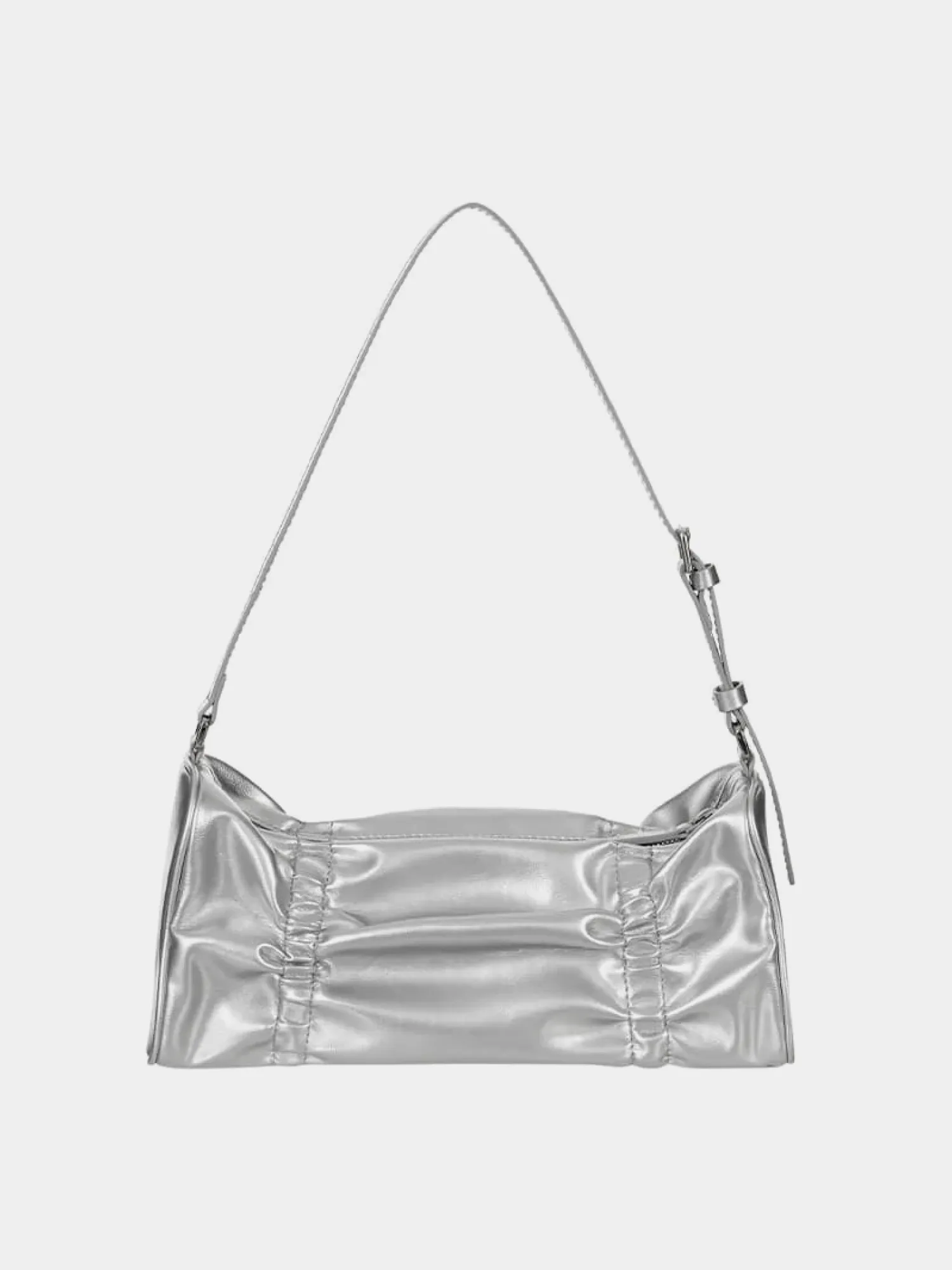 Женская сумка STAND OIL Pleats Silver