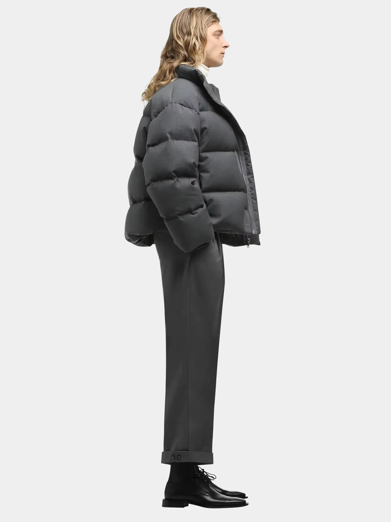 Пуховик entire studios Mml Suiting Grey