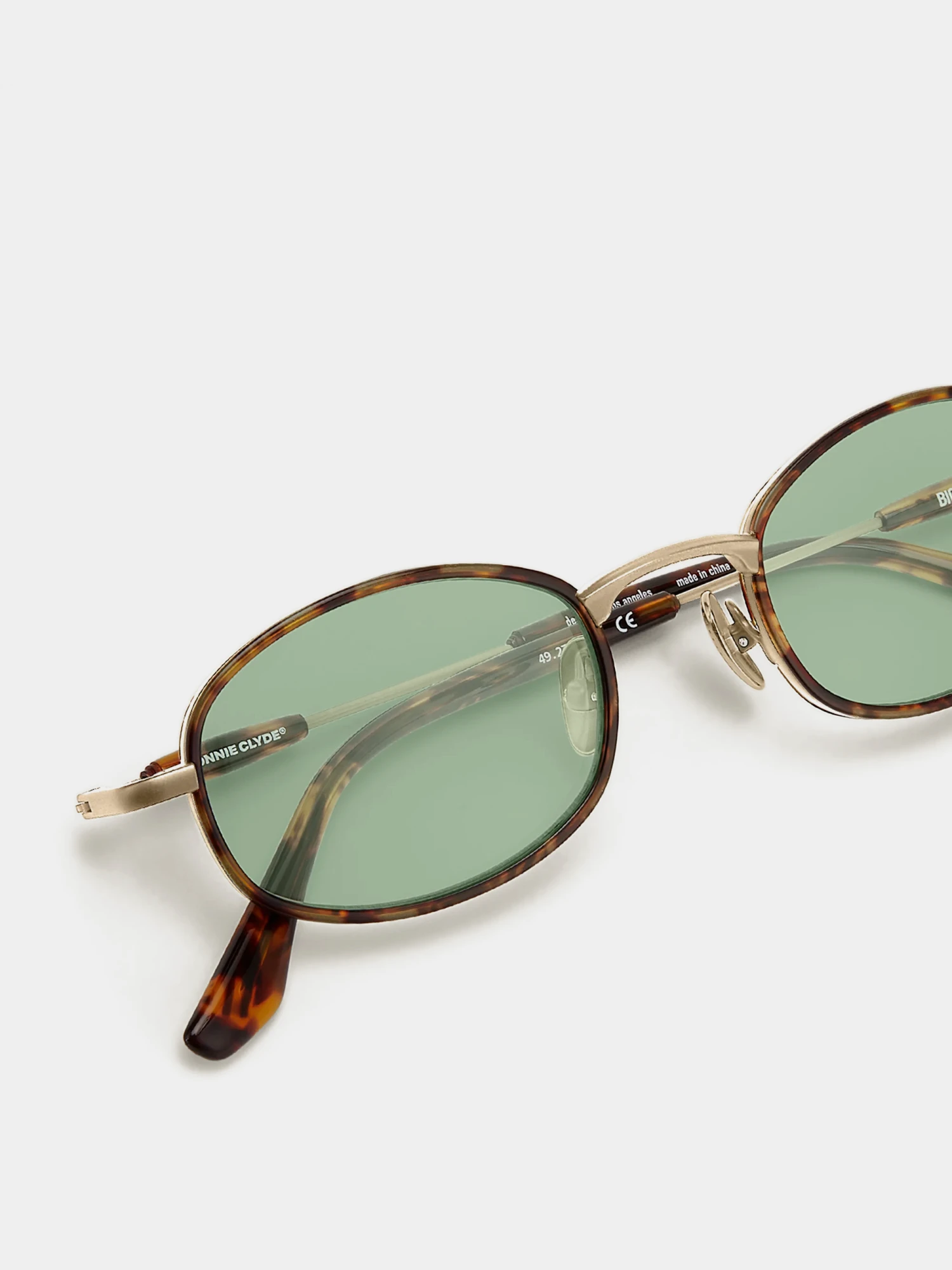 Очки Bonnie Clyde Bicycle Tortoise & Green Tint